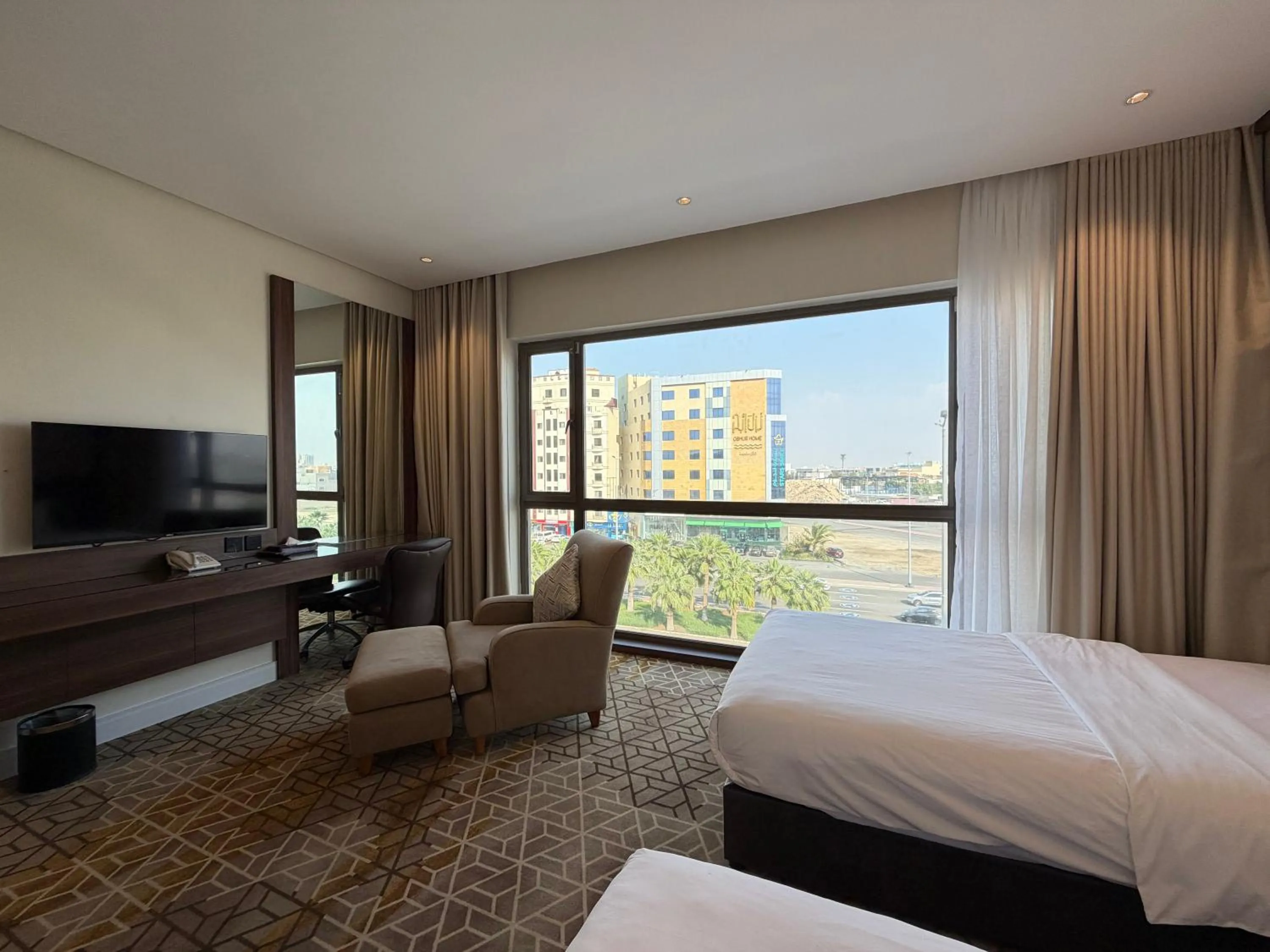 TV and multimedia, Bed in Quiet Dreams - Serviced Apartments King abdul Aziz Street Branch