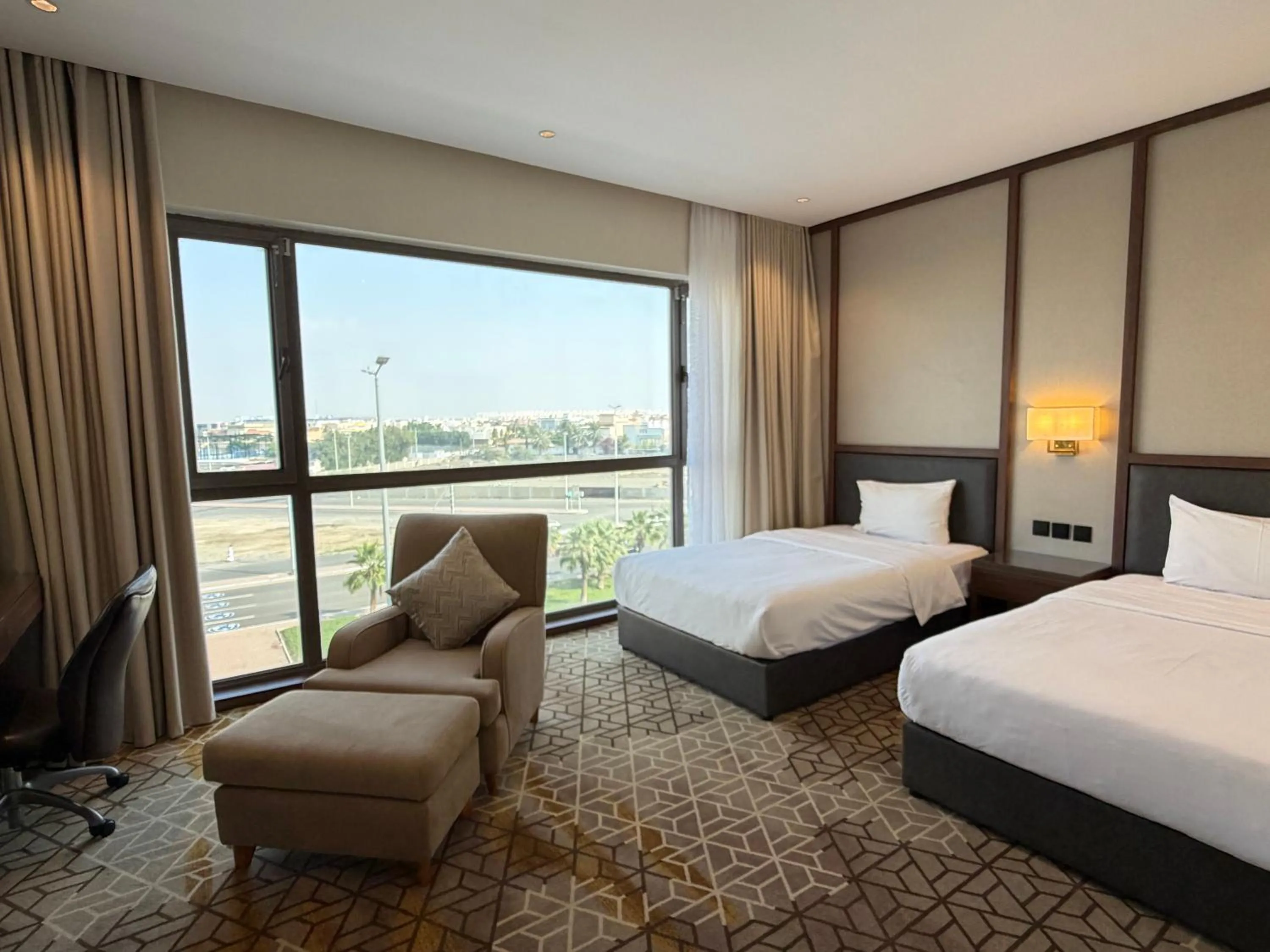 Bedroom, Bed in Quiet Dreams - Serviced Apartments King abdul Aziz Street Branch