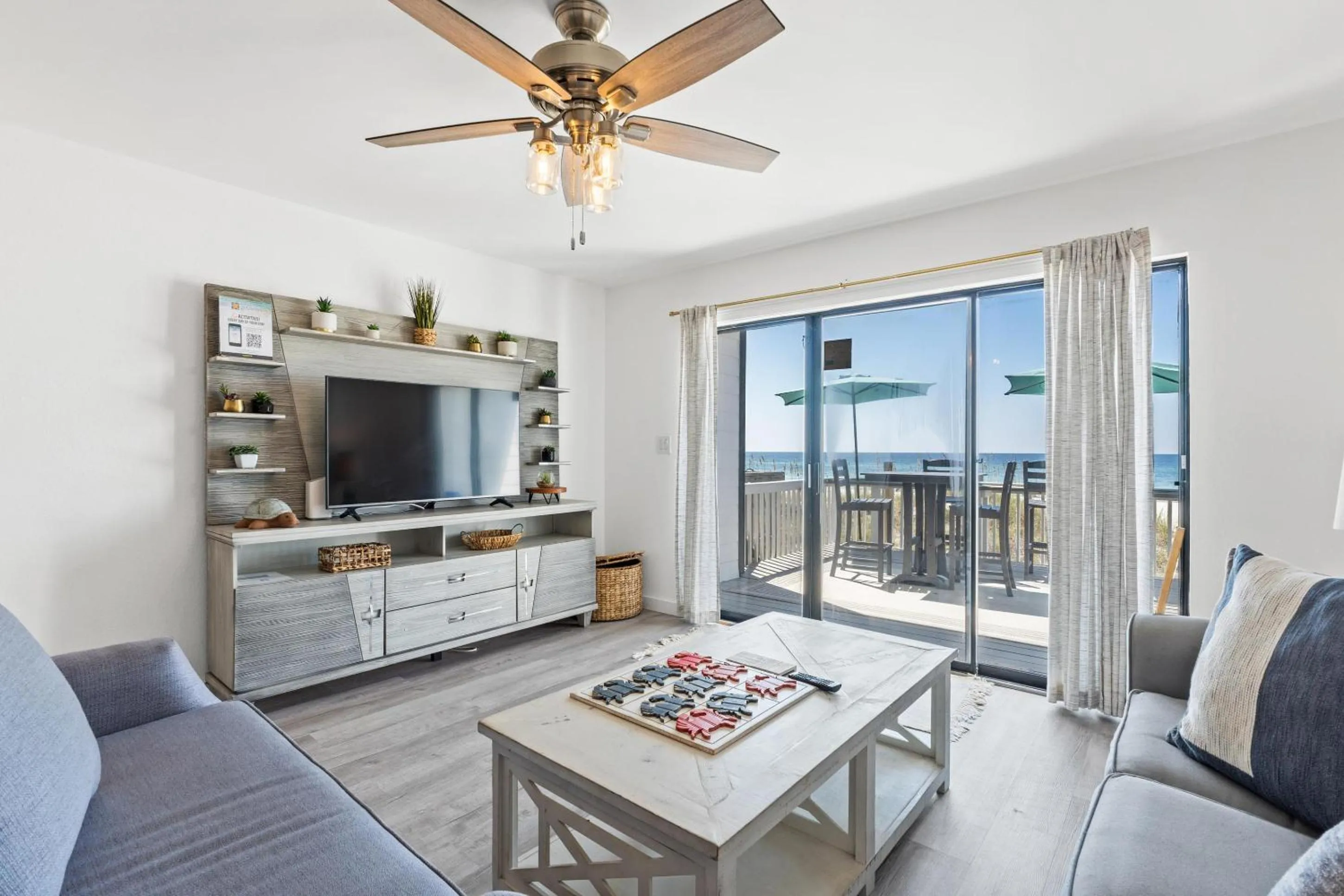 TV and multimedia in Beach House - Summer Reign by Panhandle Getaways