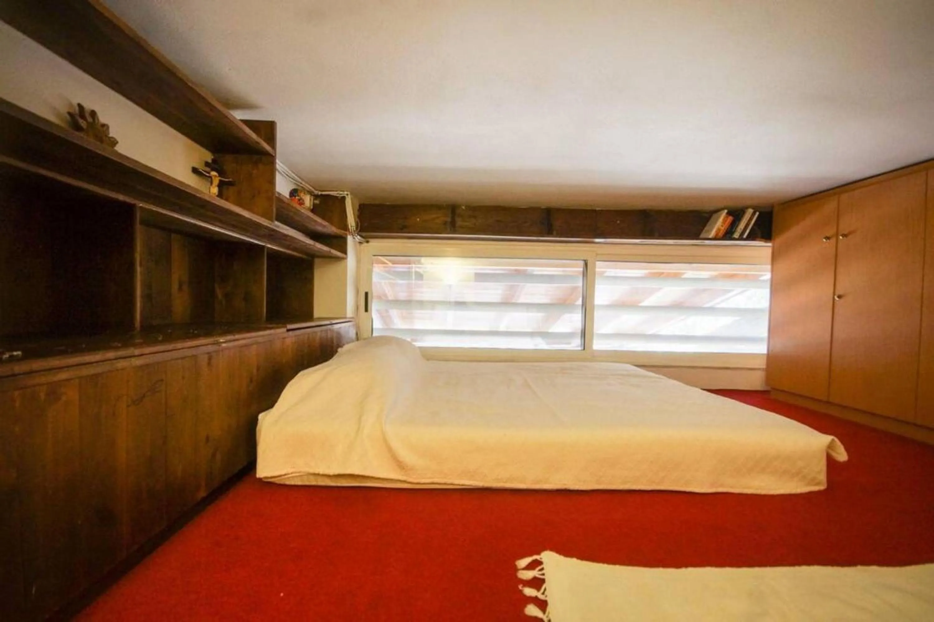 Bed in Violeta's Seaview Apartment in Rhodes