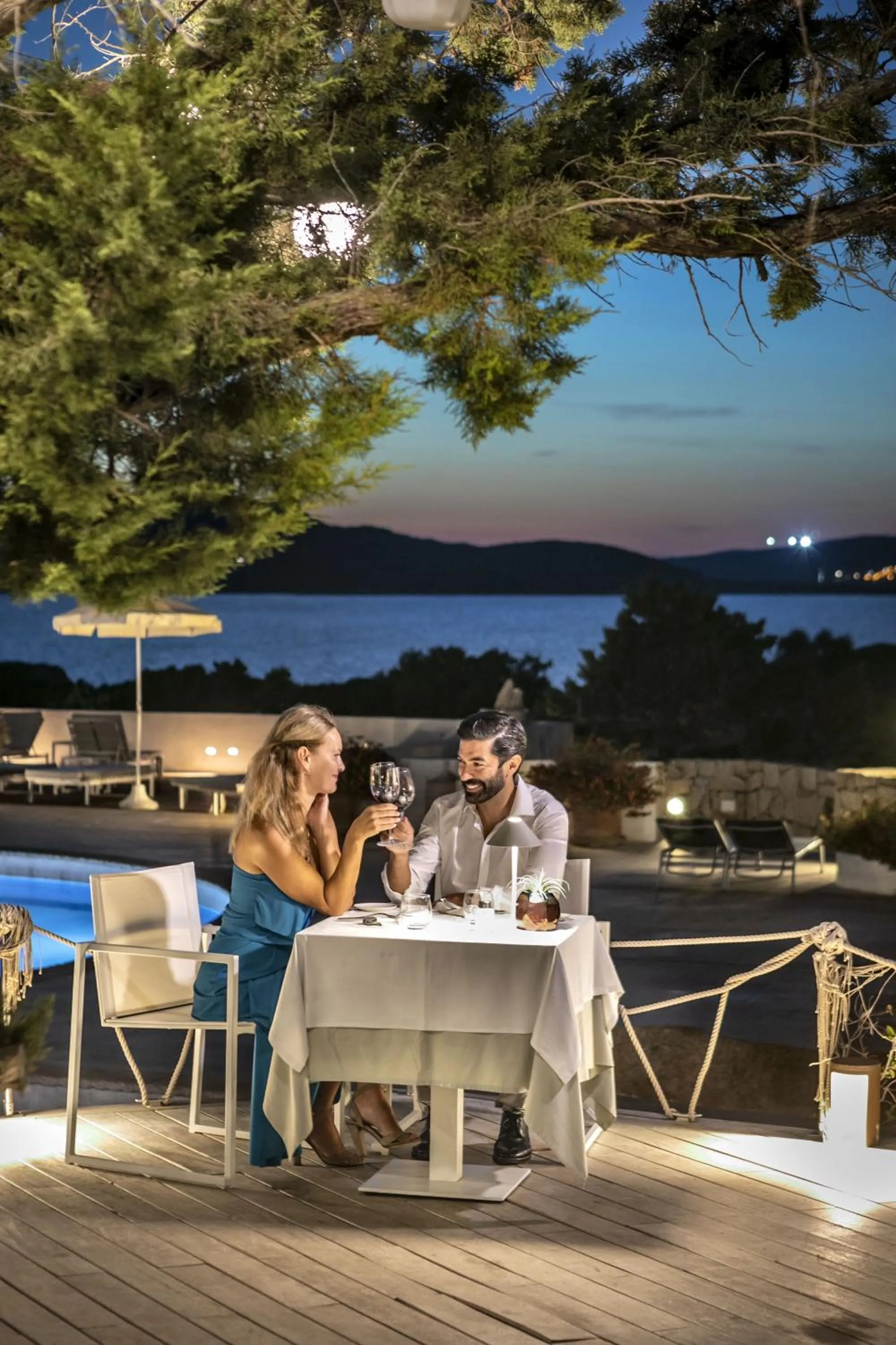Patio in Hotel Grand Relais Dei Nuraghi