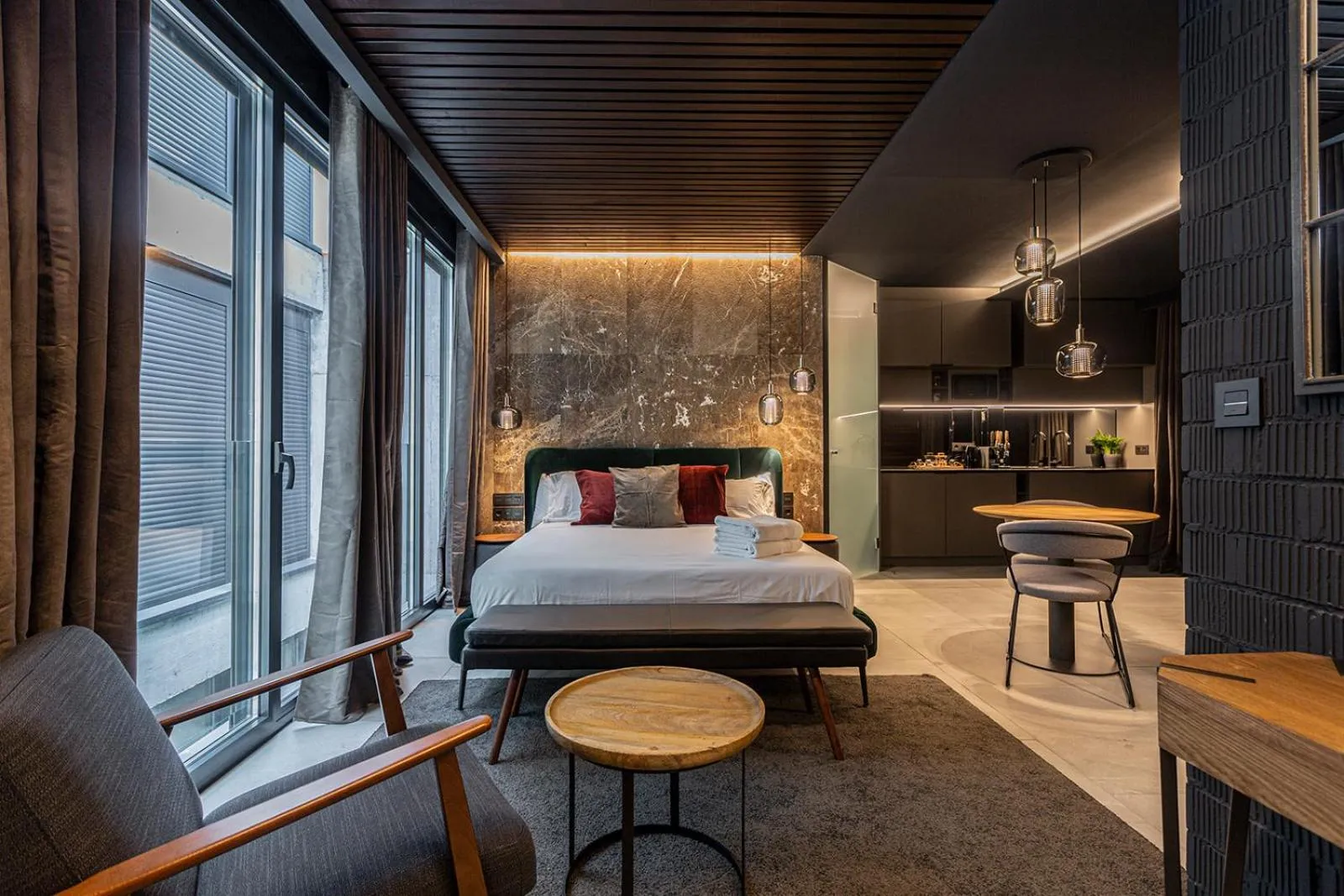 Bed in Apartaestudios Evolution Luxury