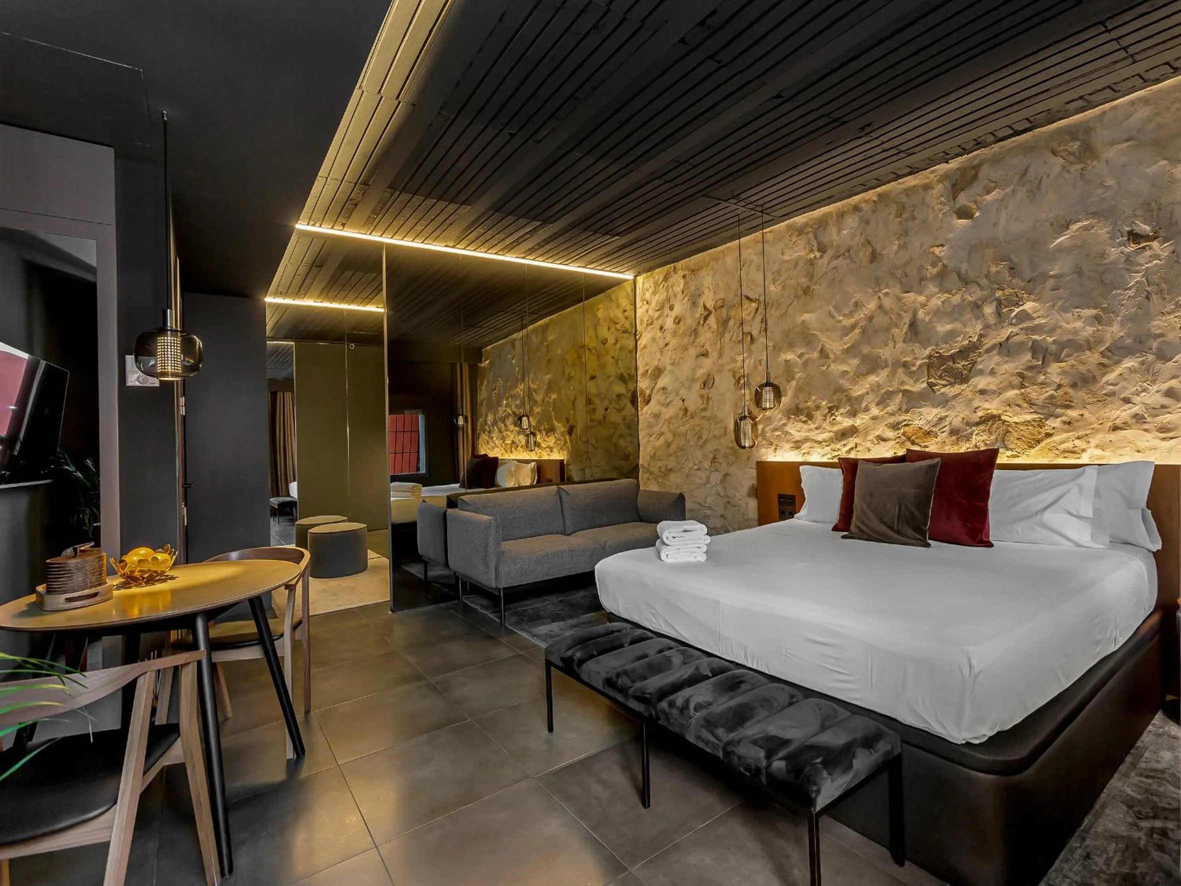 Bed in Apartaestudios Evolution Luxury