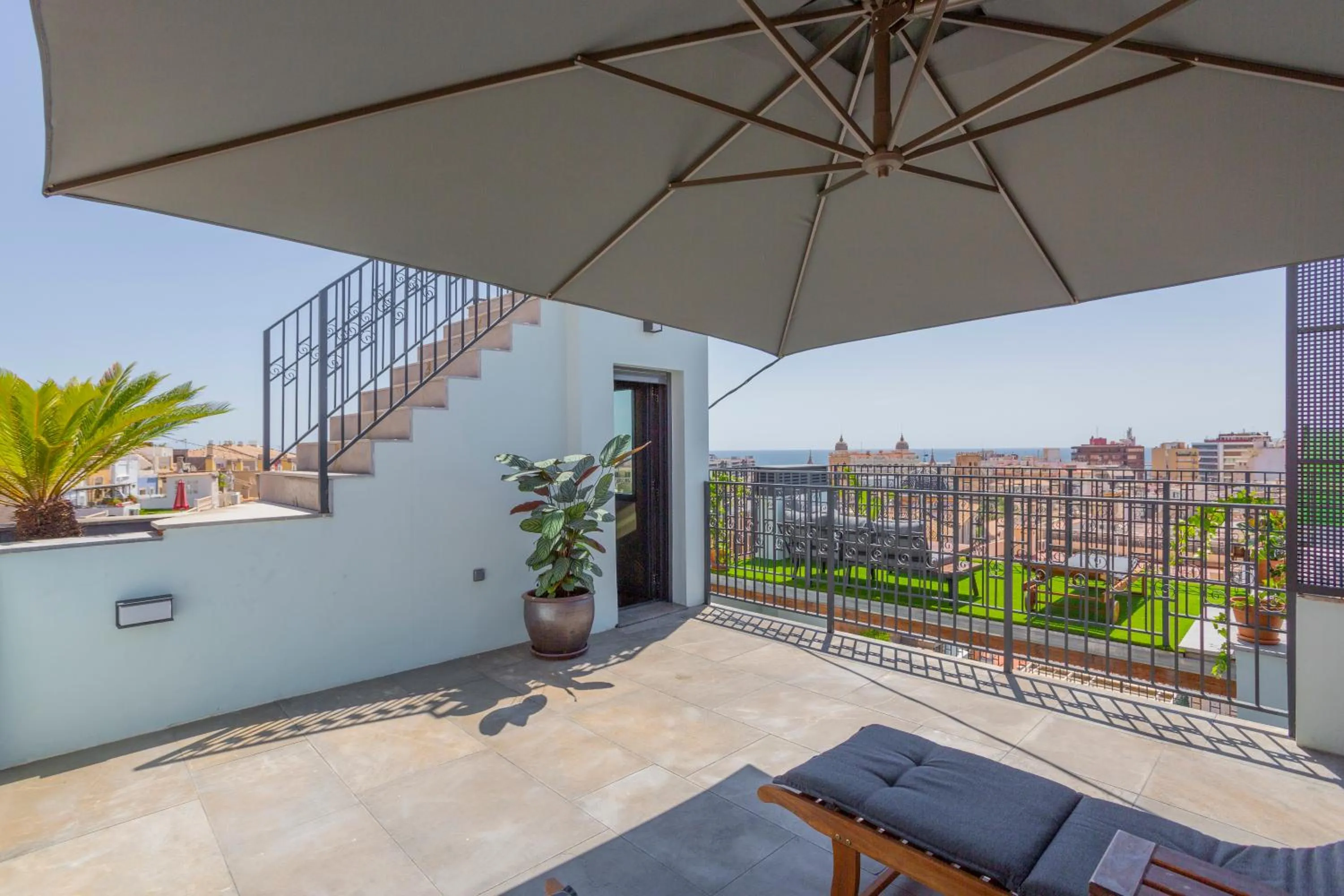Balcony/Terrace in Apartaestudios Evolution Luxury