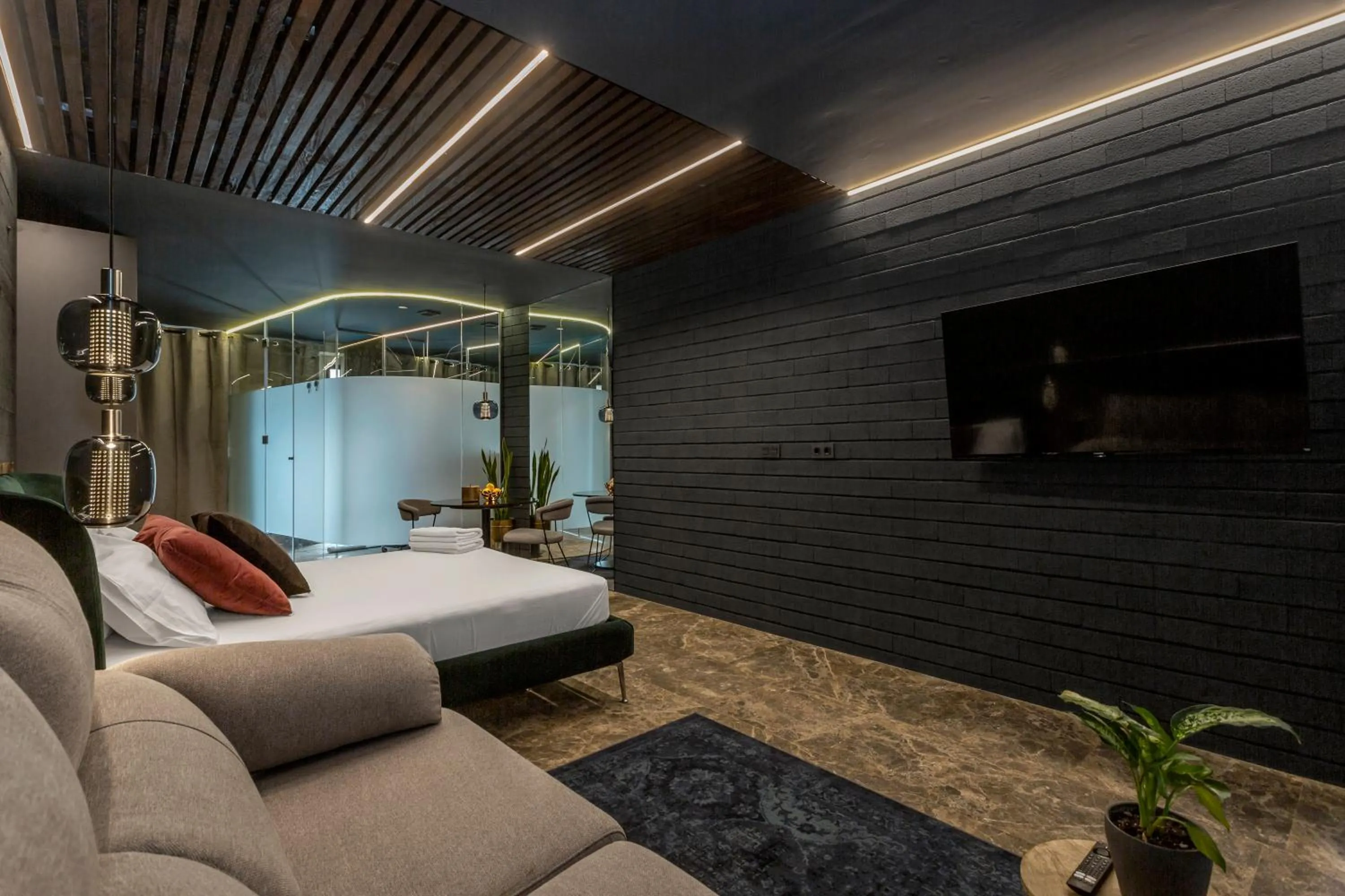 Bed in Apartaestudios Evolution Luxury