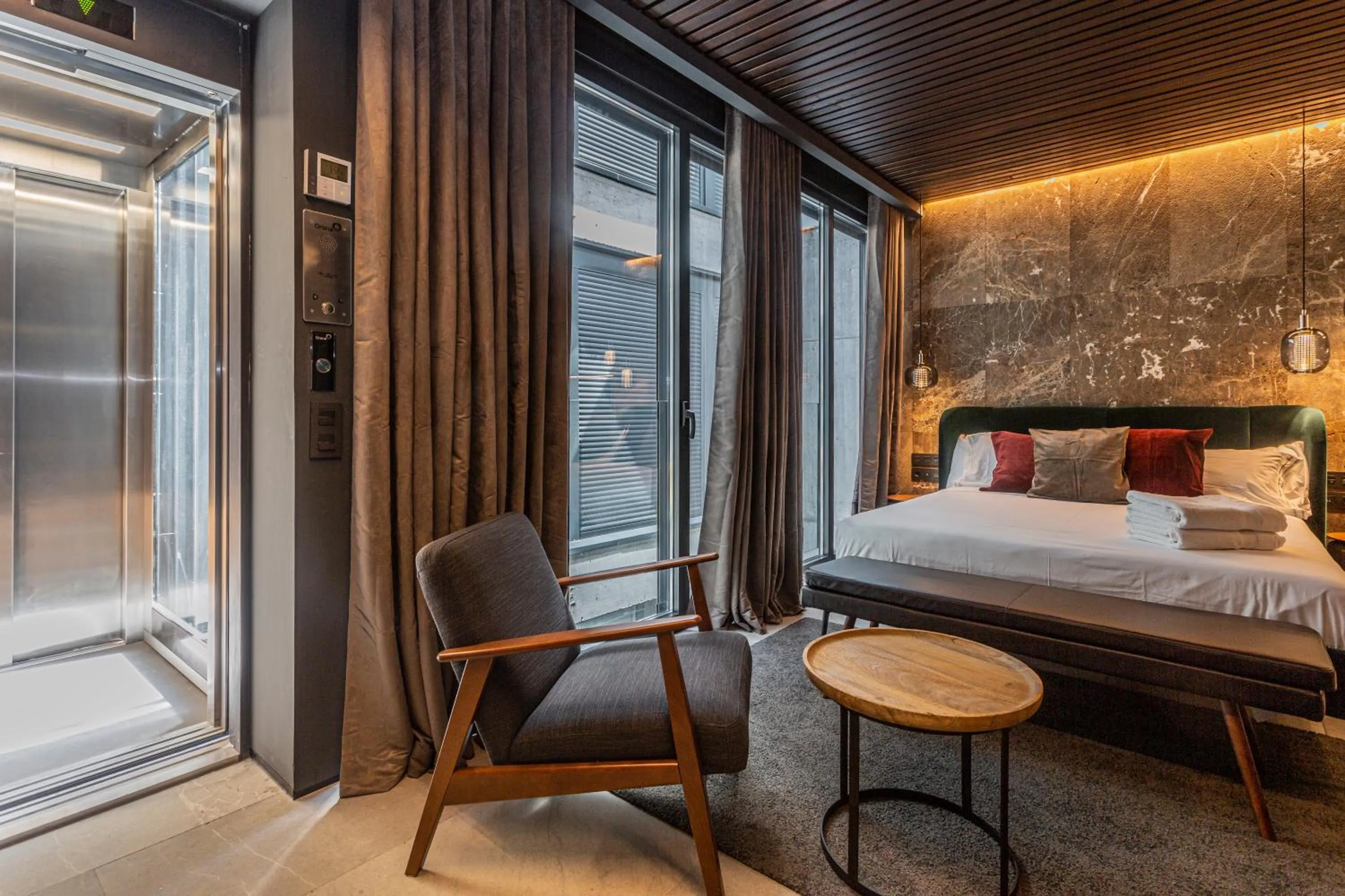 Bed in Apartaestudios Evolution Luxury