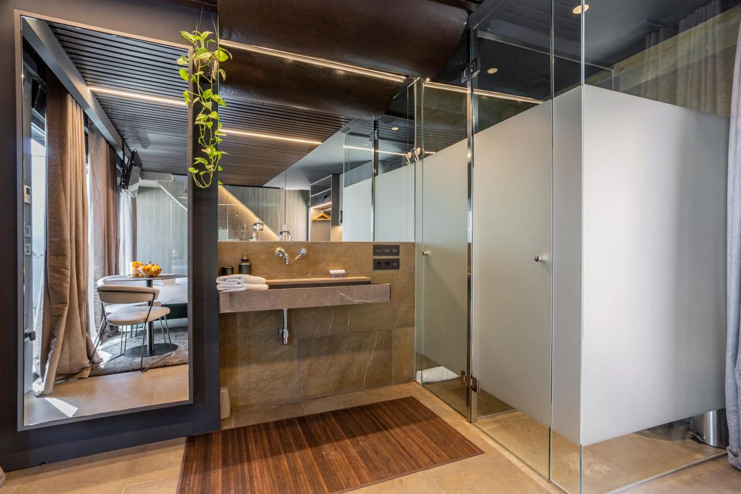 Bathroom in Apartaestudios Evolution Luxury