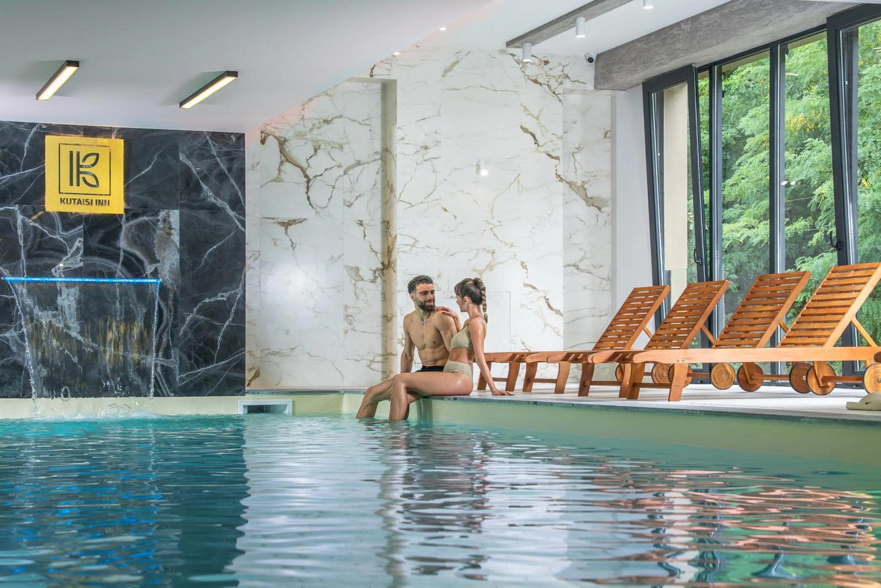 Swimming pool in Kutaisi Inn