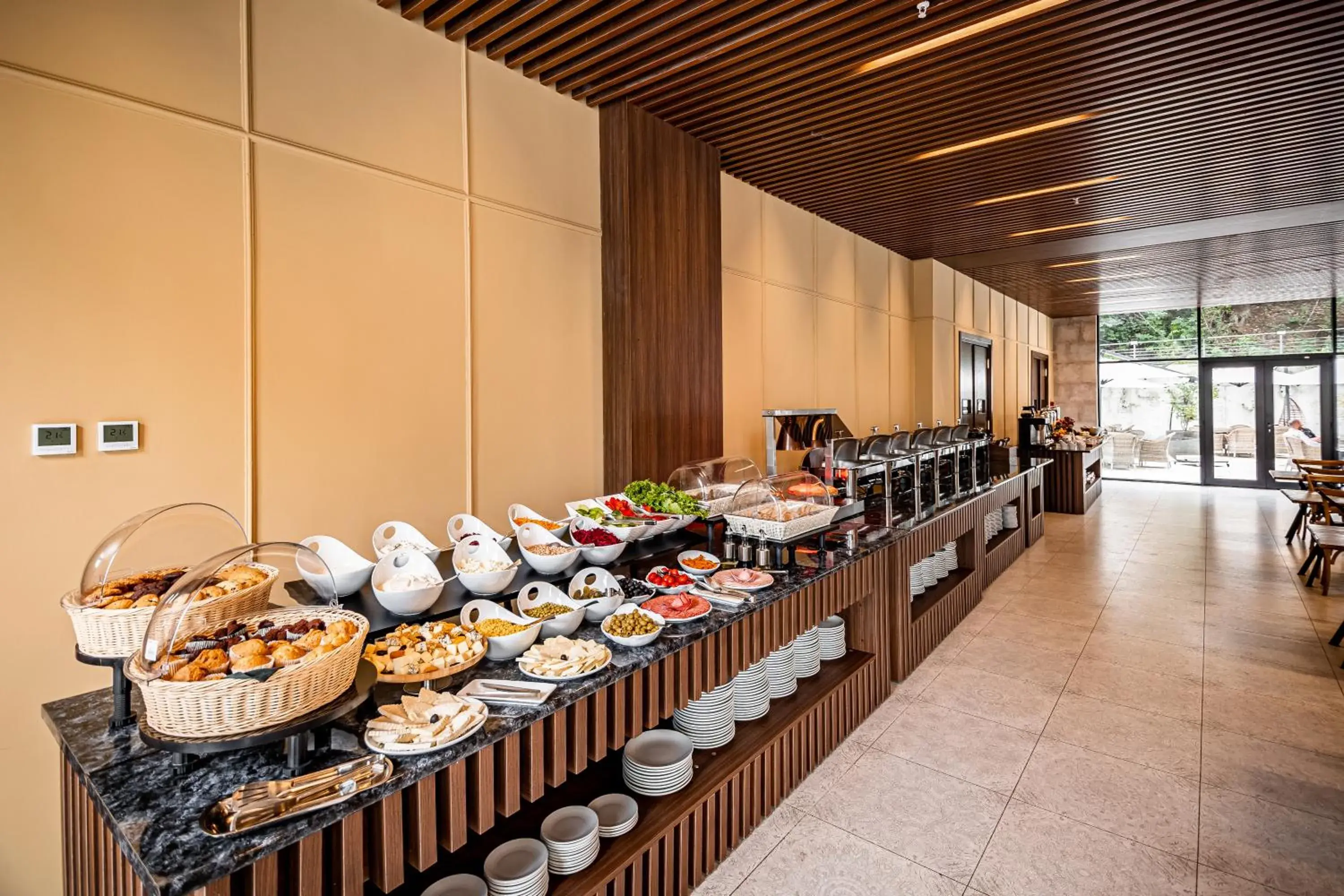 Buffet breakfast in Kutaisi Inn Buffet breakfast in Kutaisi Inn