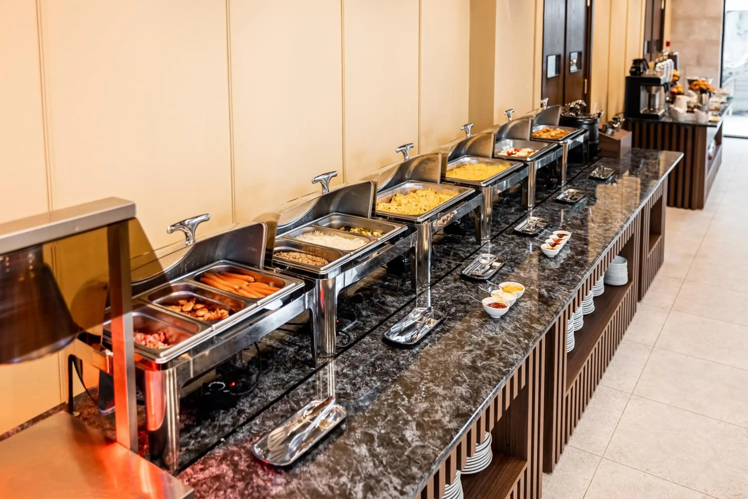 Buffet breakfast in Kutaisi Inn Buffet breakfast in Kutaisi Inn