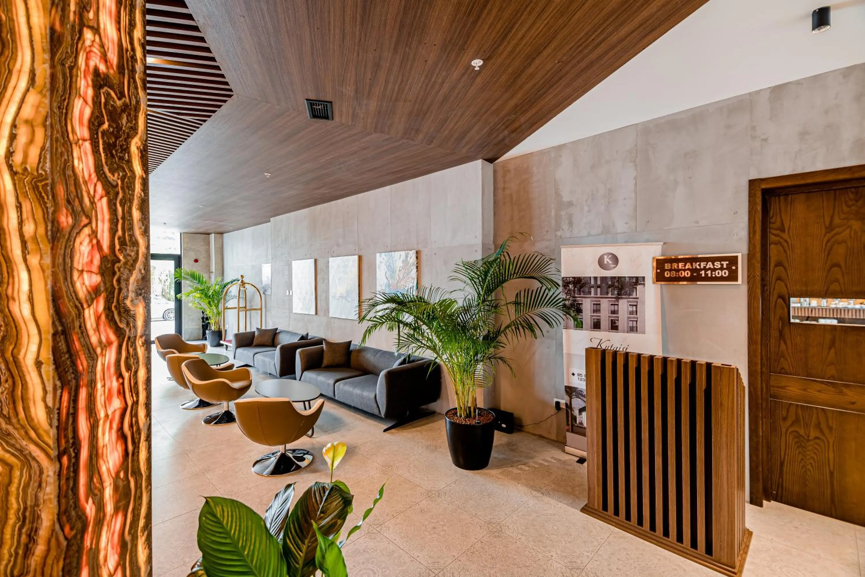 Seating area in Kutaisi Inn