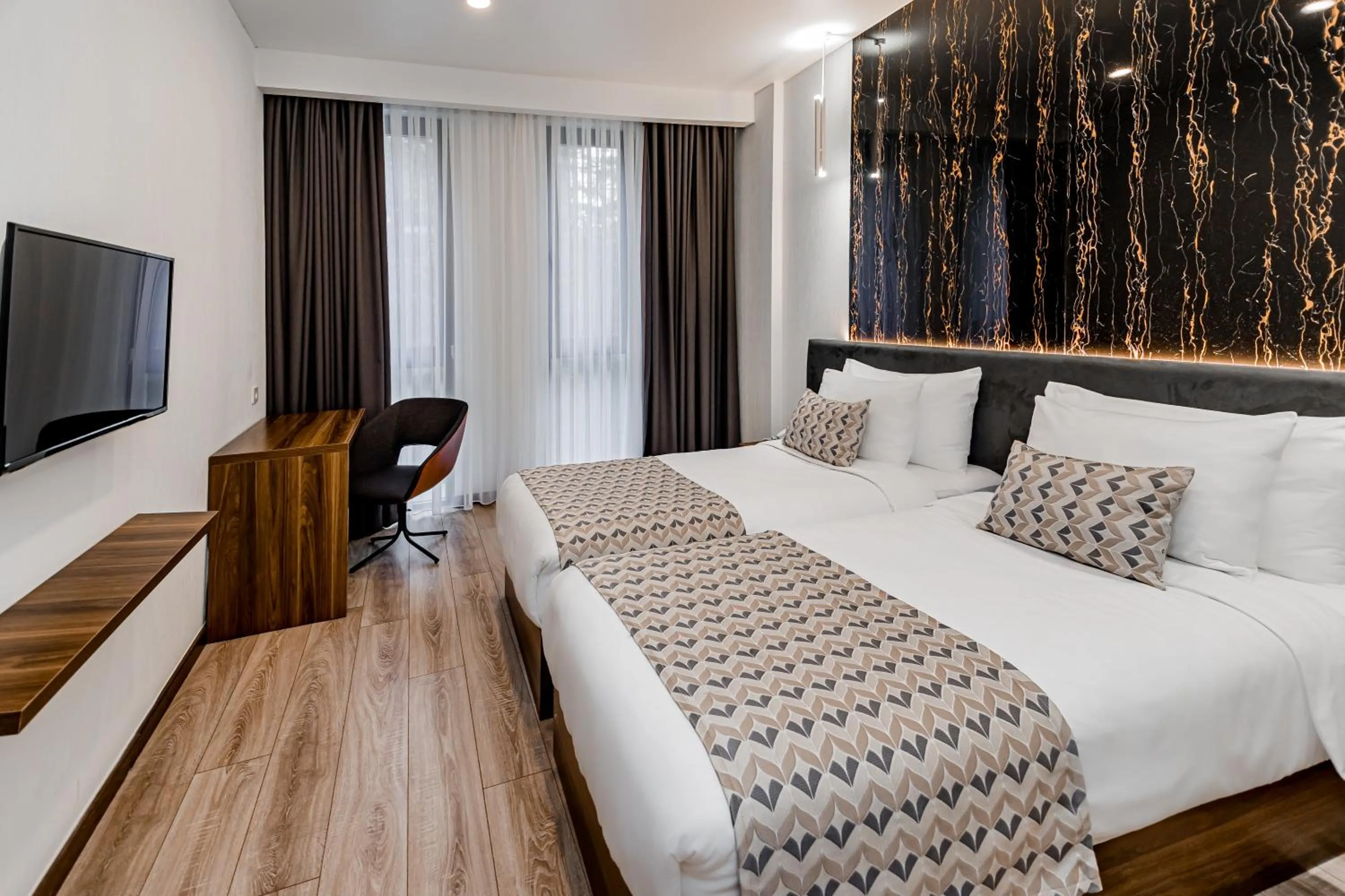 Bedroom, Bed in Kutaisi Inn