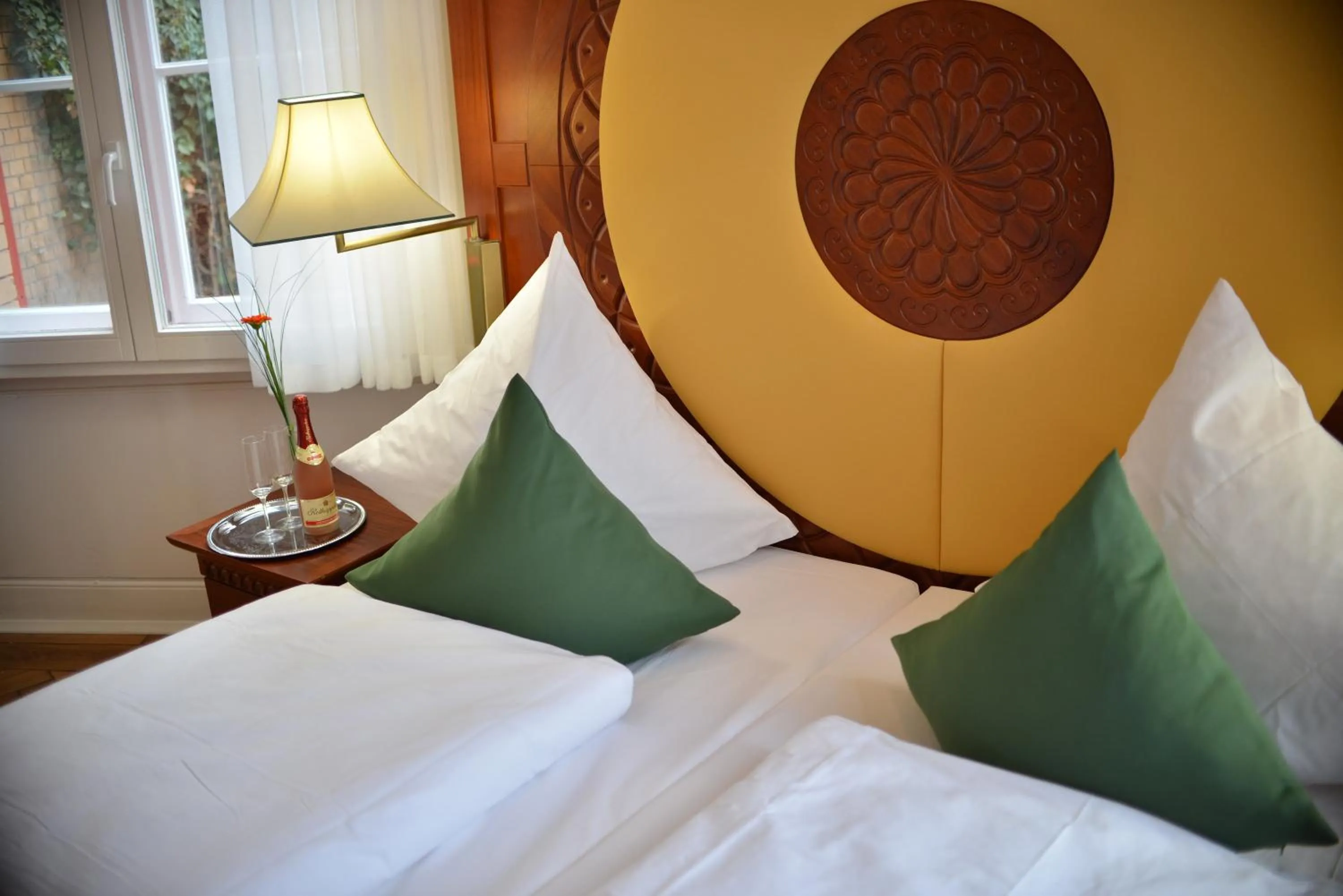 Decorative detail, Bed in Hotel Villa Ponte Wisera