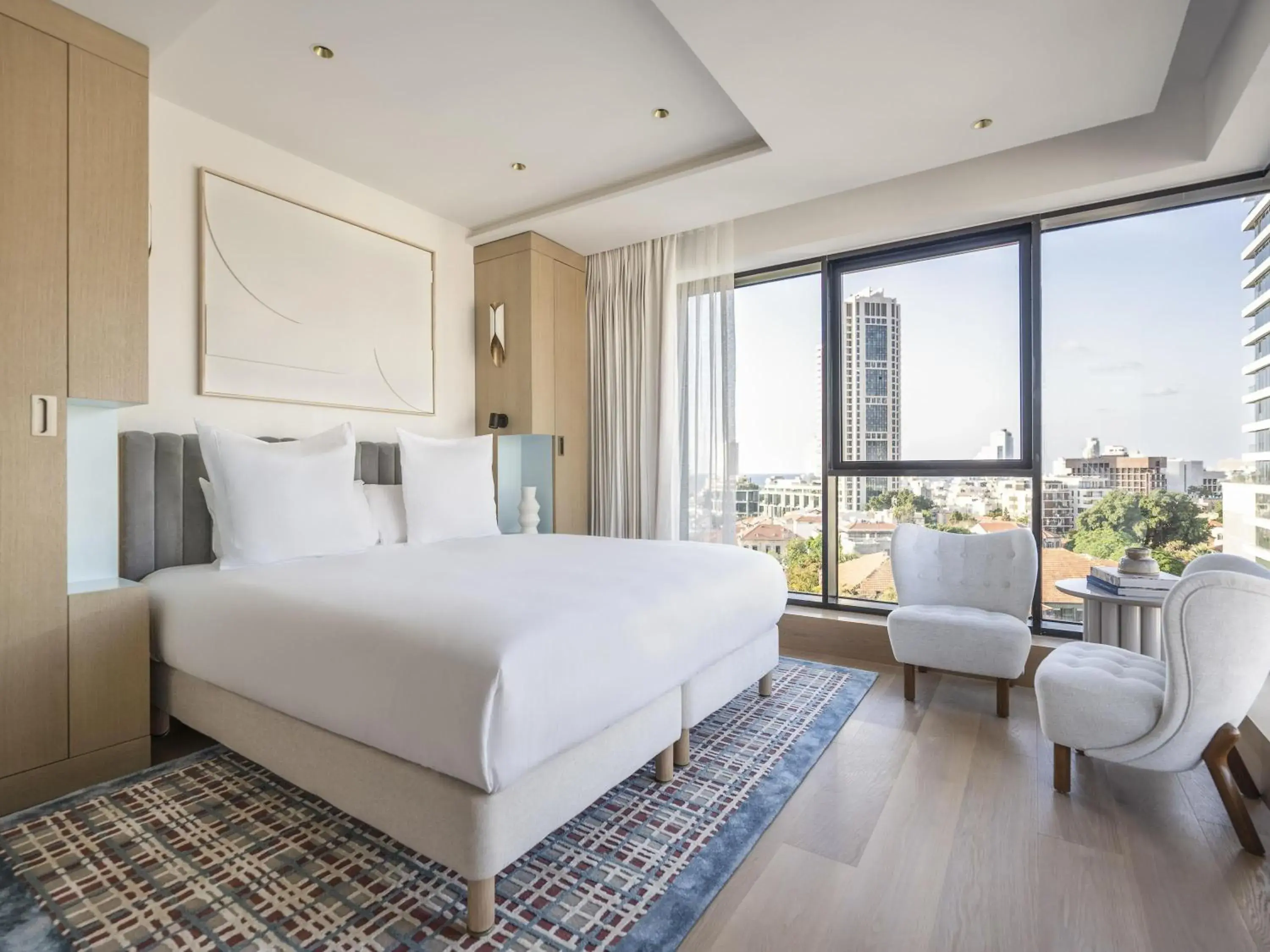 Bedroom, Bed in Elkonin Tel Aviv - MGallery Hotel Collection Bedroom, Bed in Elkonin Tel Aviv - MGallery Hotel Collection