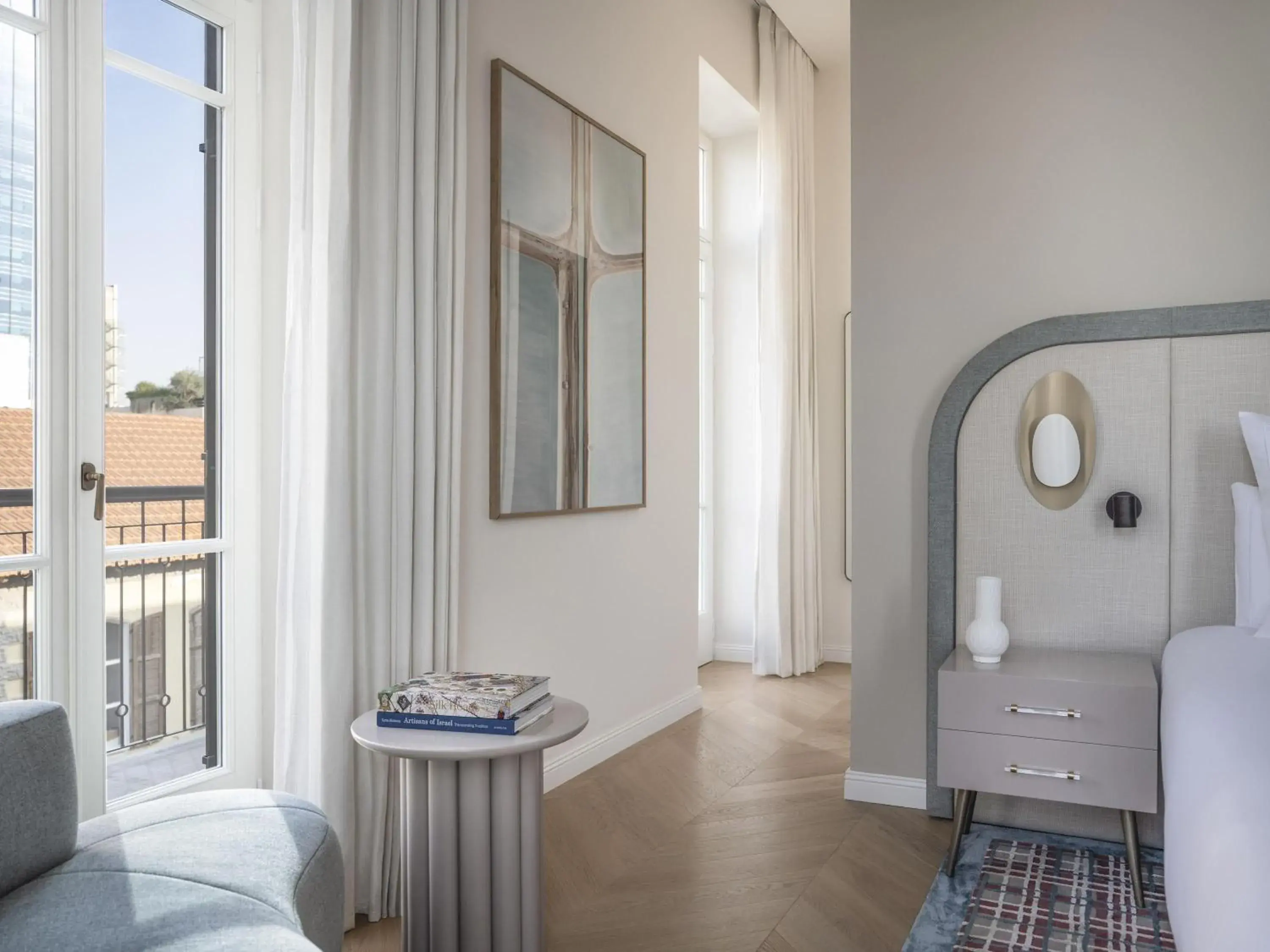 Bedroom, Bed in Elkonin Tel Aviv - MGallery Hotel Collection Bedroom, Bed in Elkonin Tel Aviv - MGallery Hotel Collection