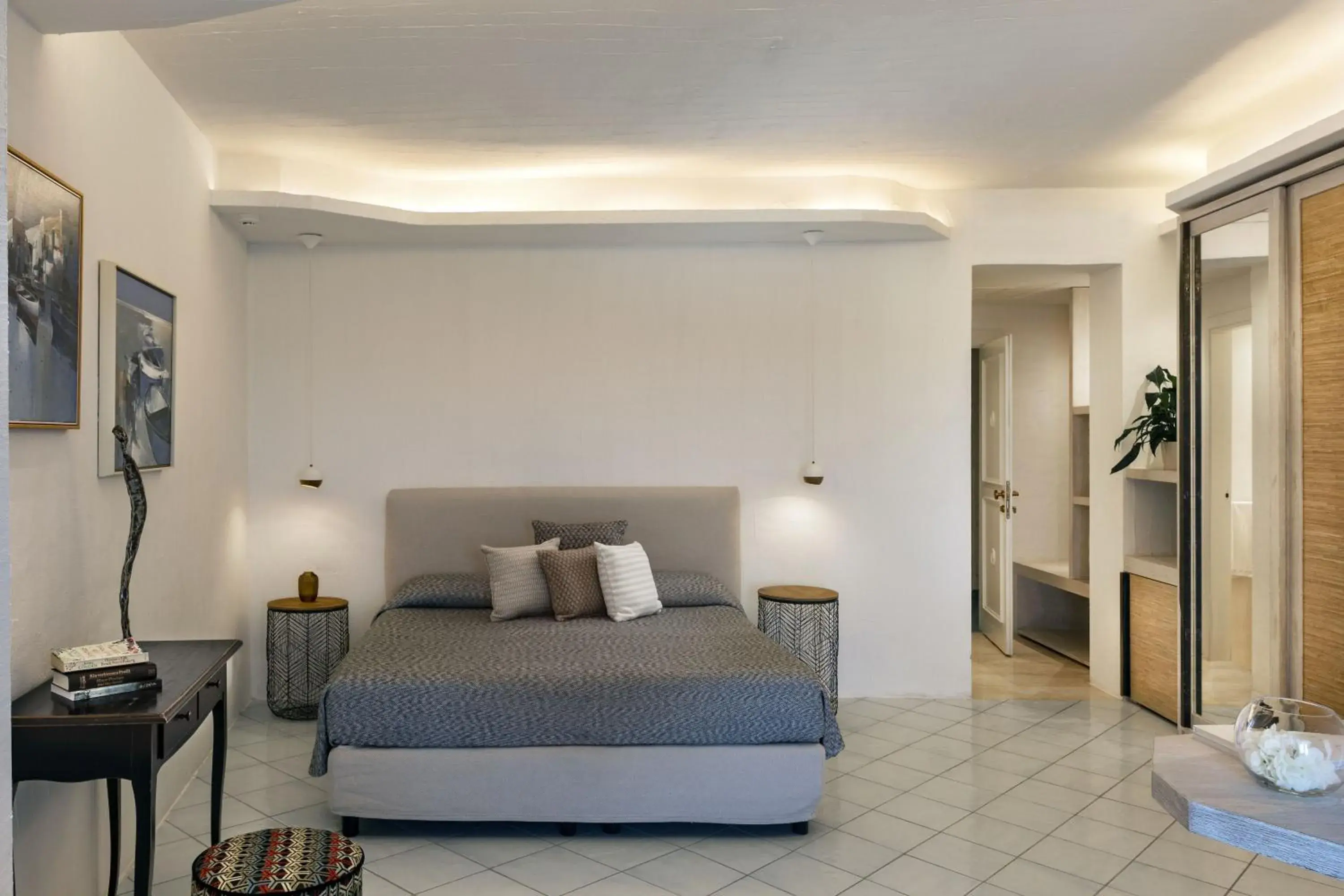 Bedroom in Club Hotel Baja Sardinia Bedroom in Club Hotel Baja Sardinia