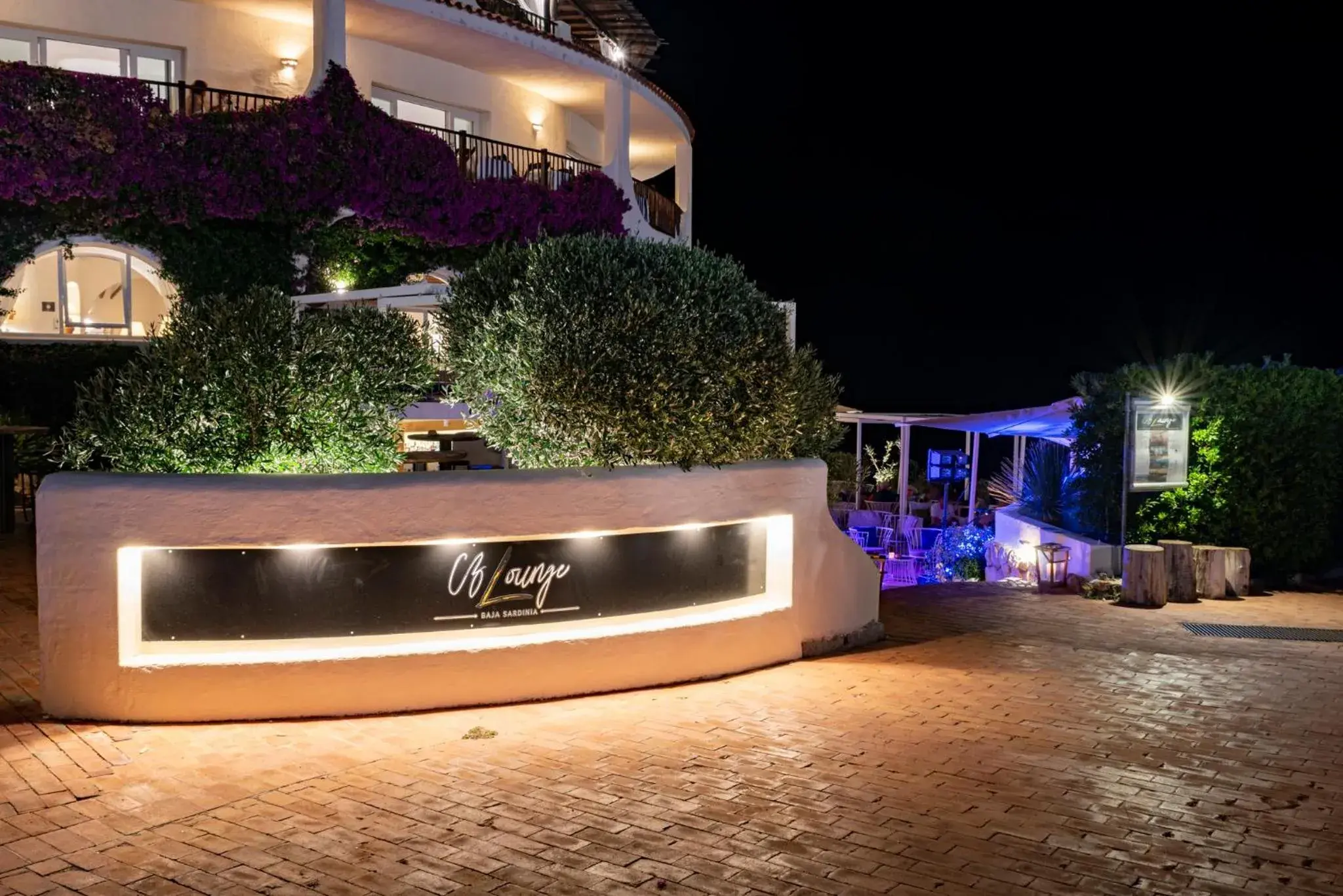 Facade/entrance in Club Hotel Baja Sardinia Facade/entrance in Club Hotel Baja Sardinia