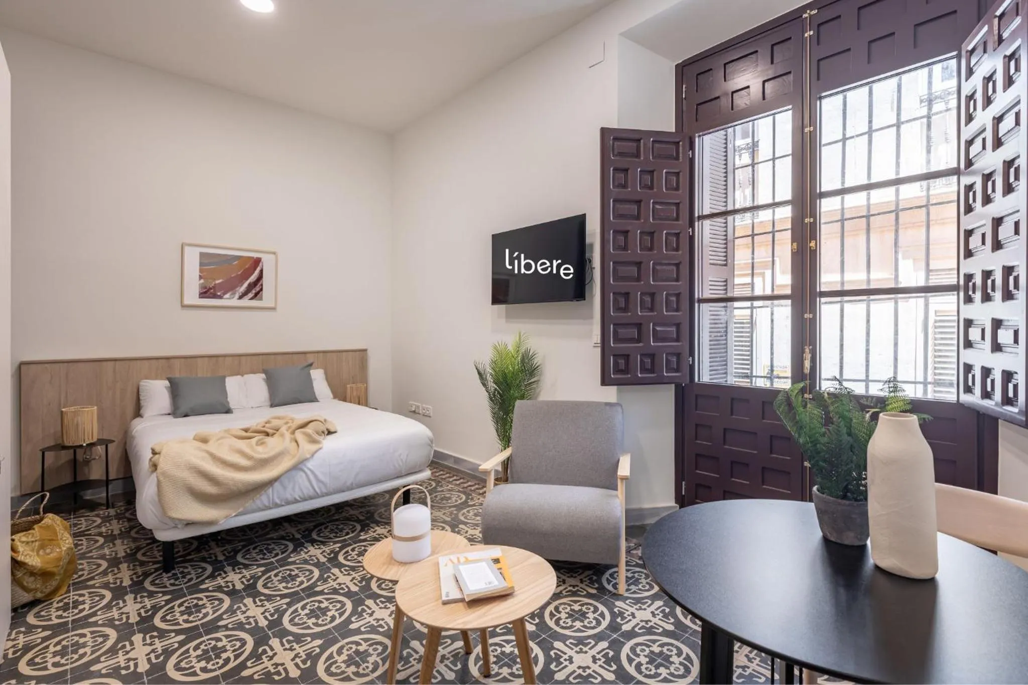 Bed in Líbere Málaga la Merced