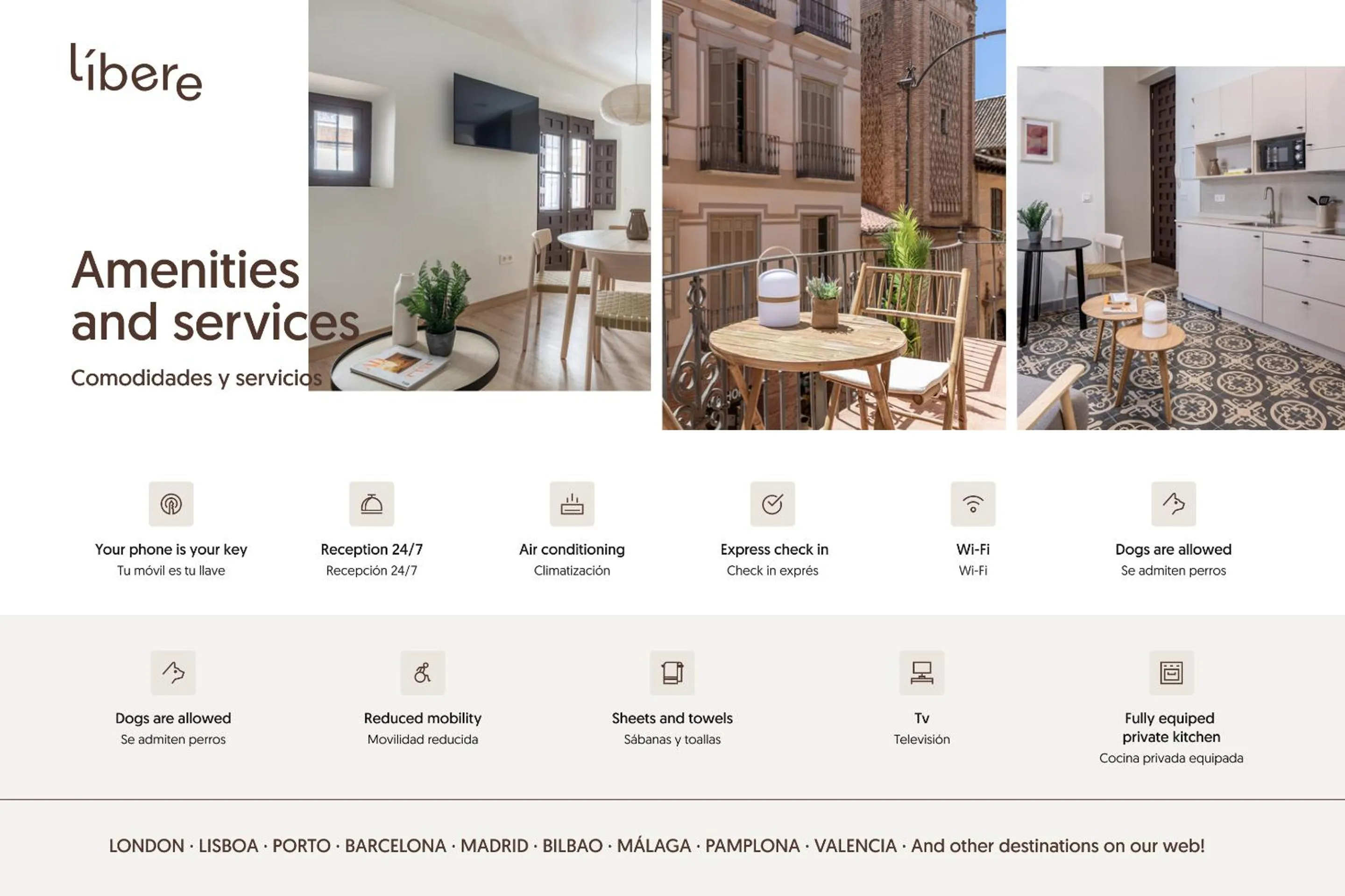 Text overlay in Líbere Málaga la Merced