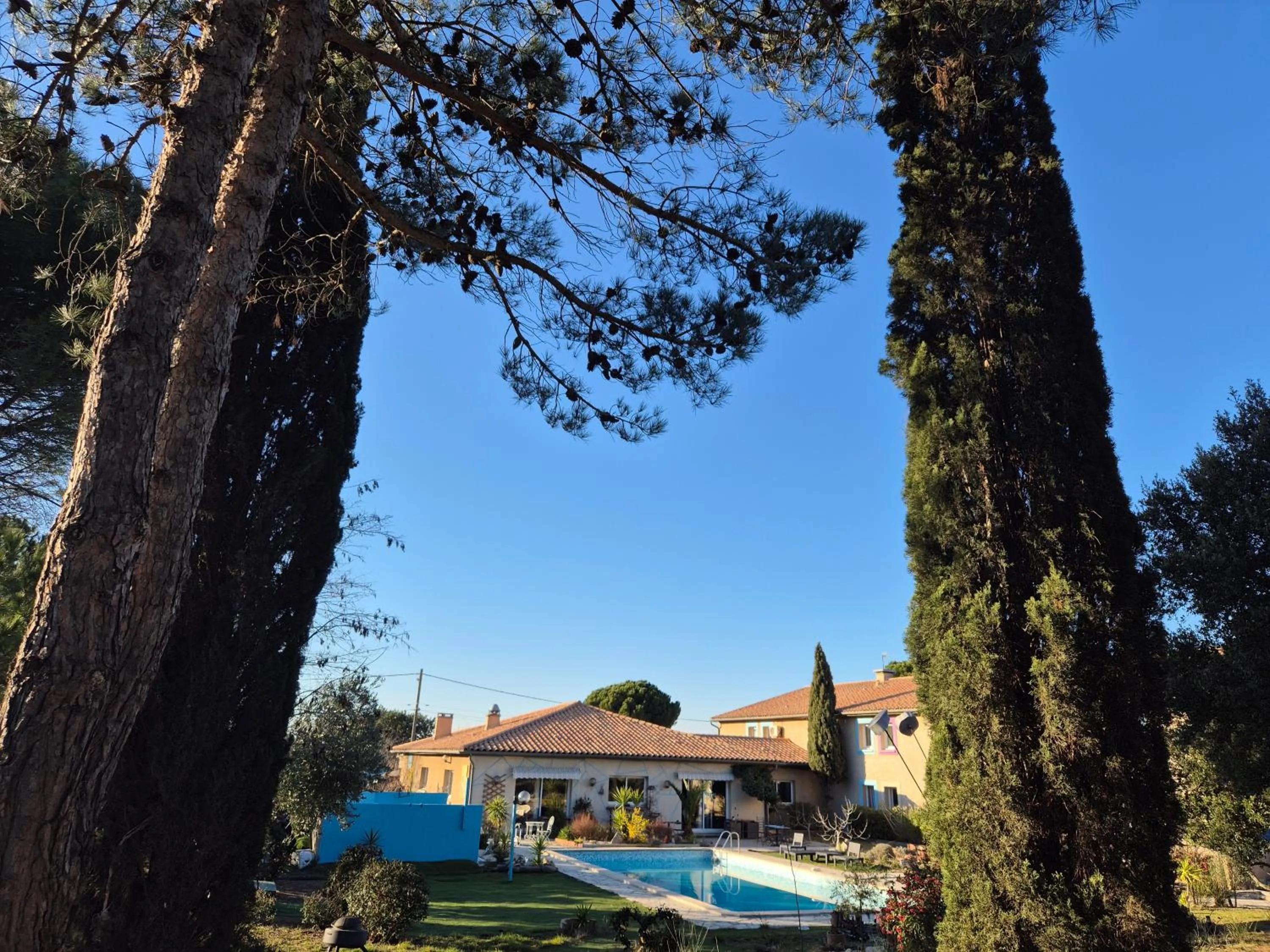 Swimming pool in Bel Hotel Restaurant la Gentilhommière