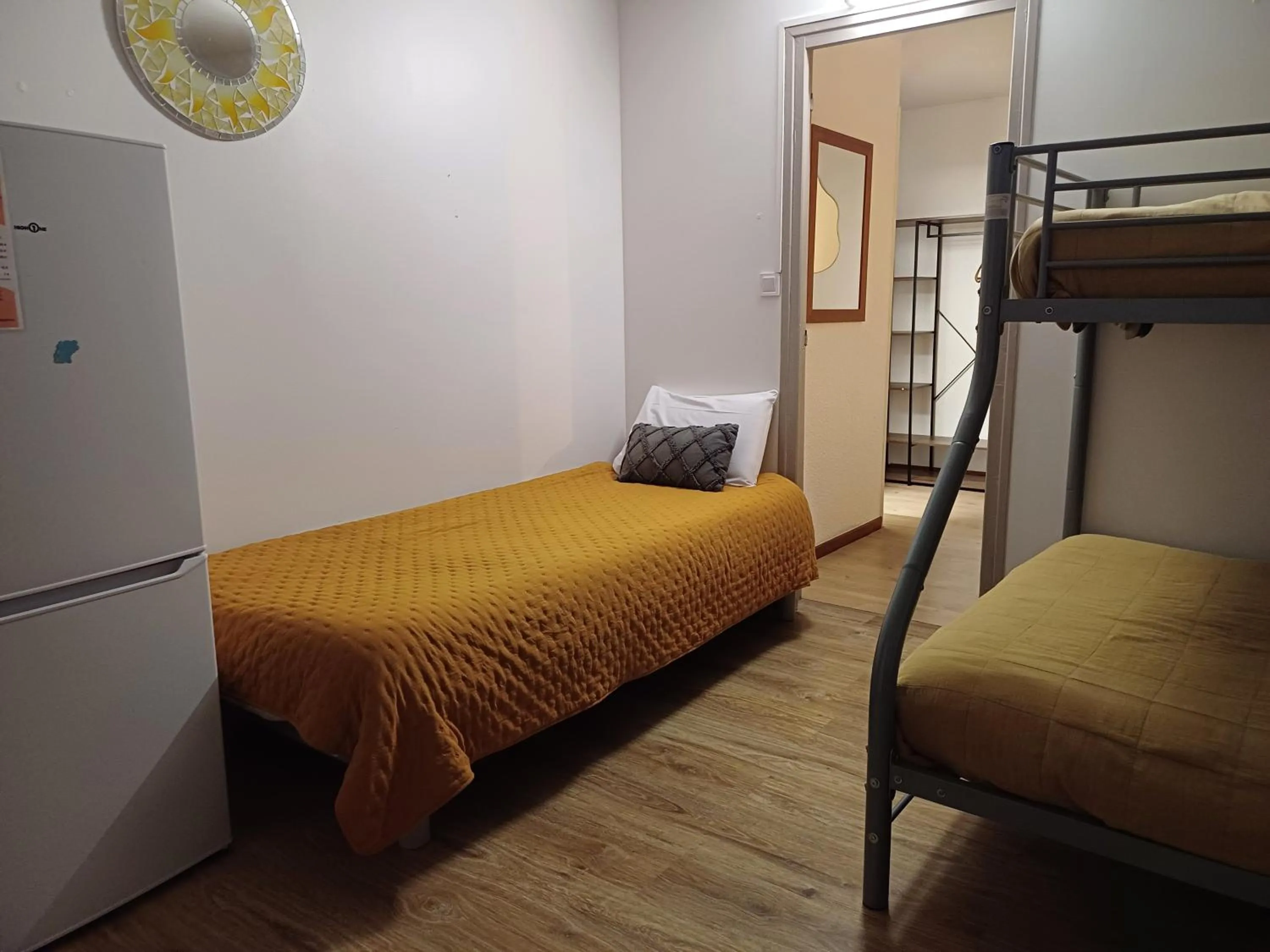 Bed in Bel Hotel Restaurant la Gentilhommière