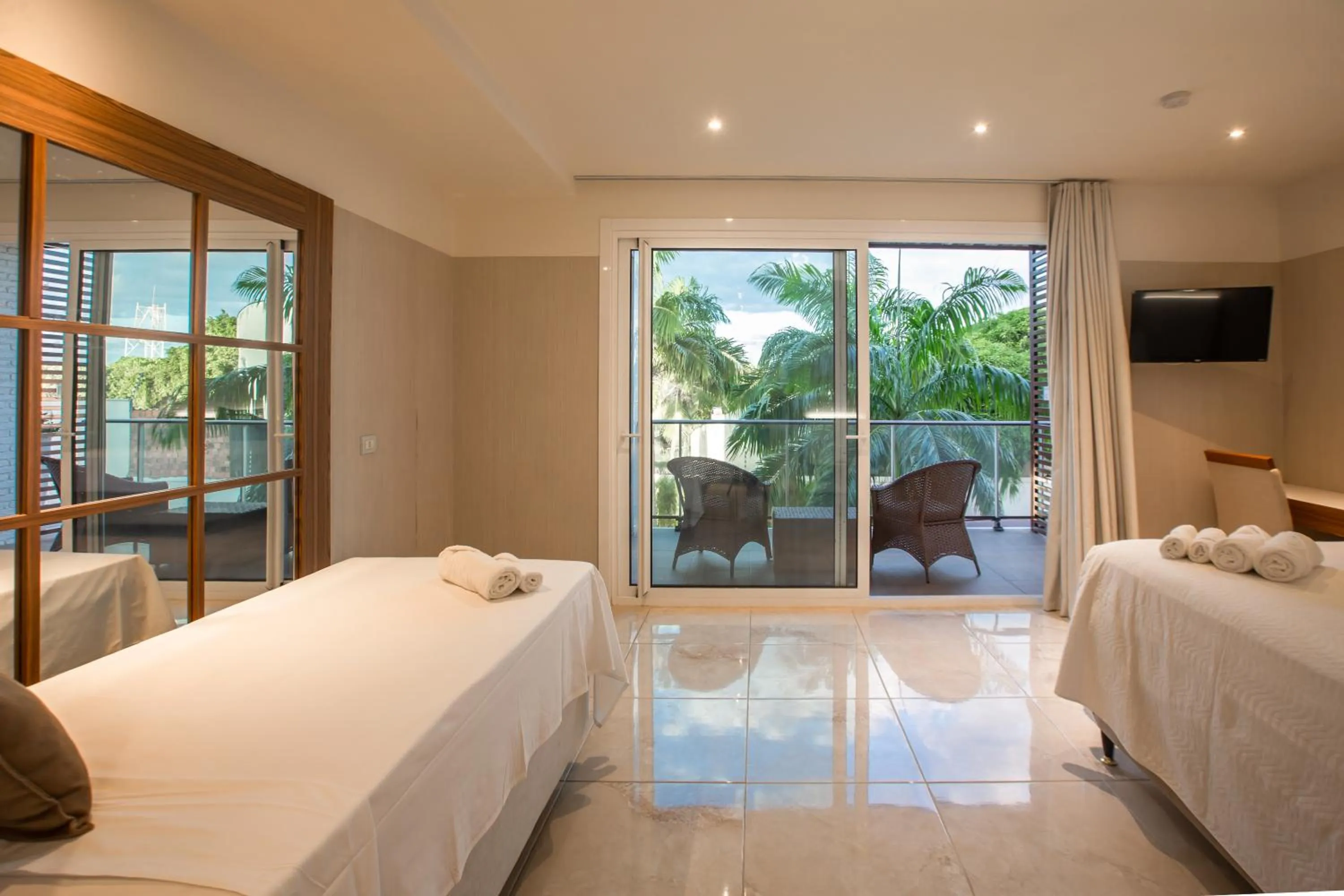 View (from property/room), Bed in VM Hotel Cumbuco