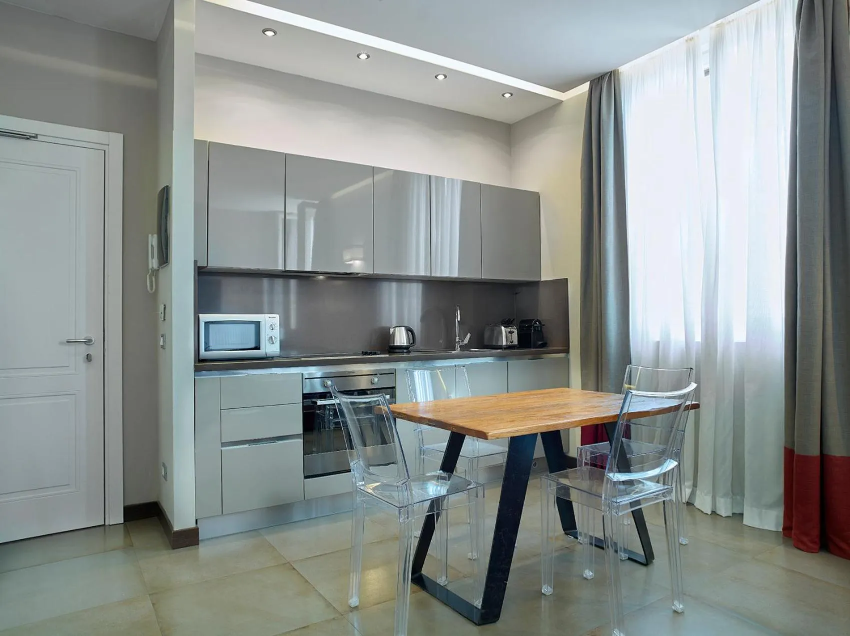 kitchen in Trianon Borgo Pio Aparthotel