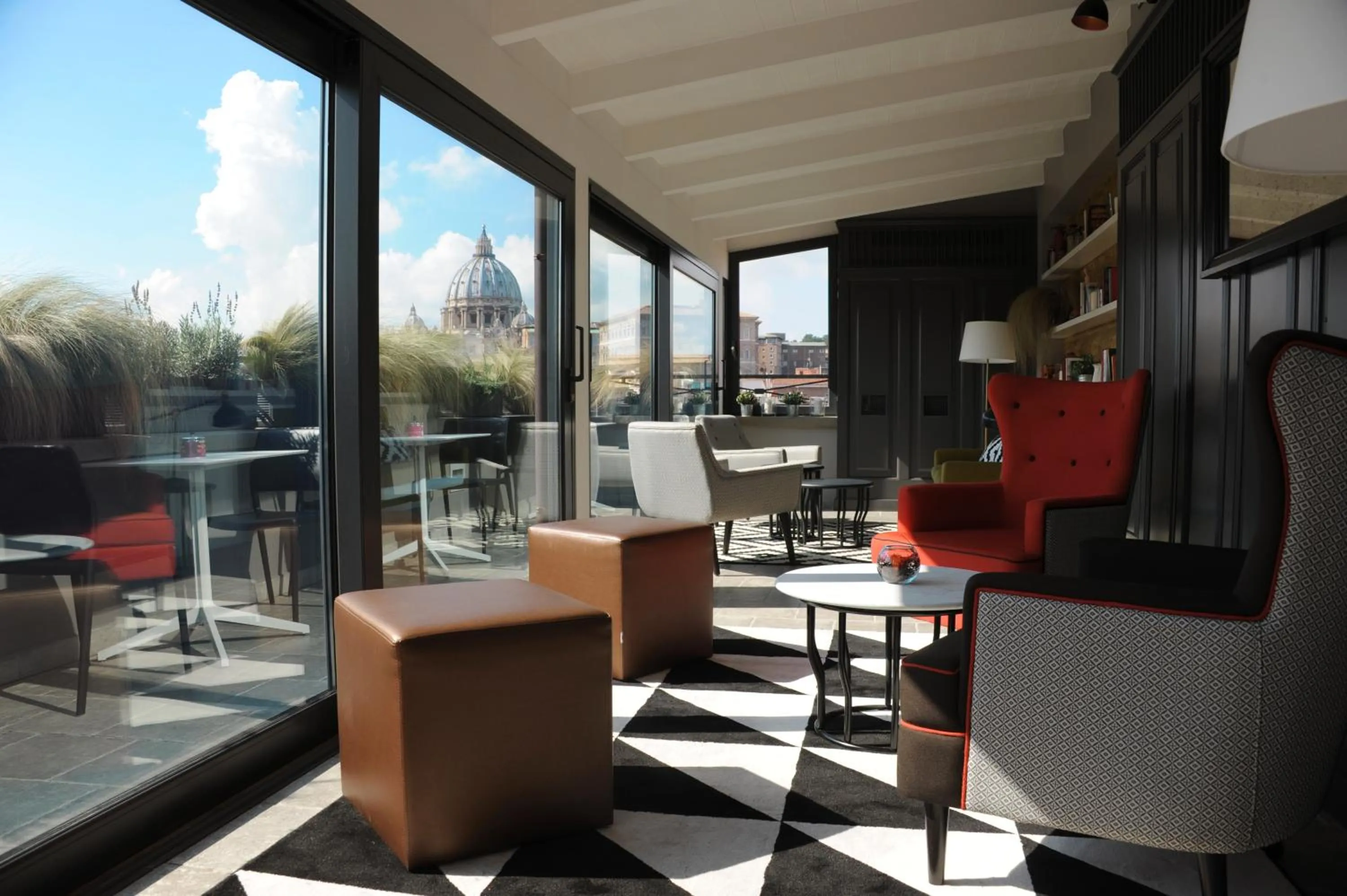 Balcony/Terrace in Trianon Borgo Pio Aparthotel