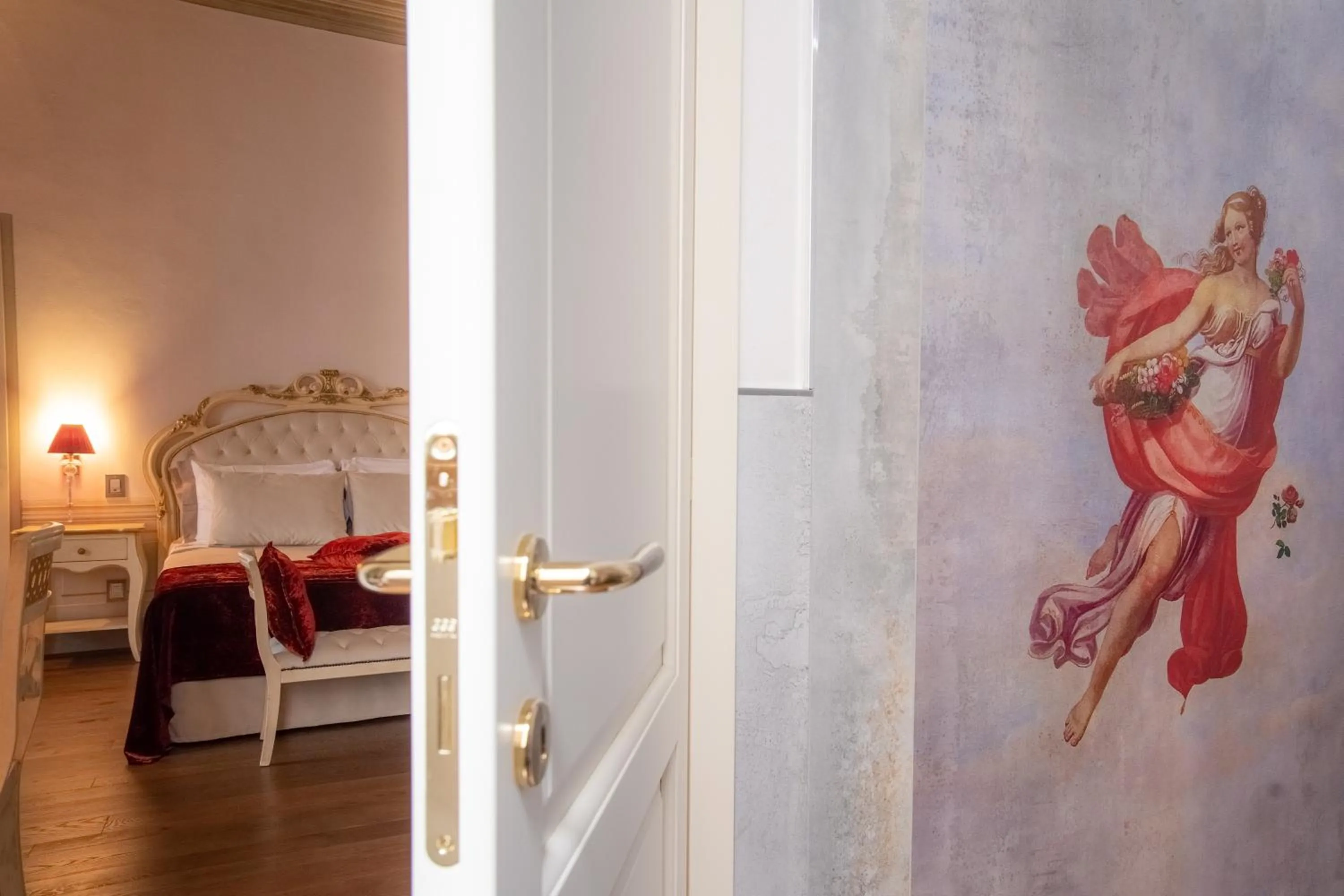 View (from property/room), Bed in Firenze al Duomo