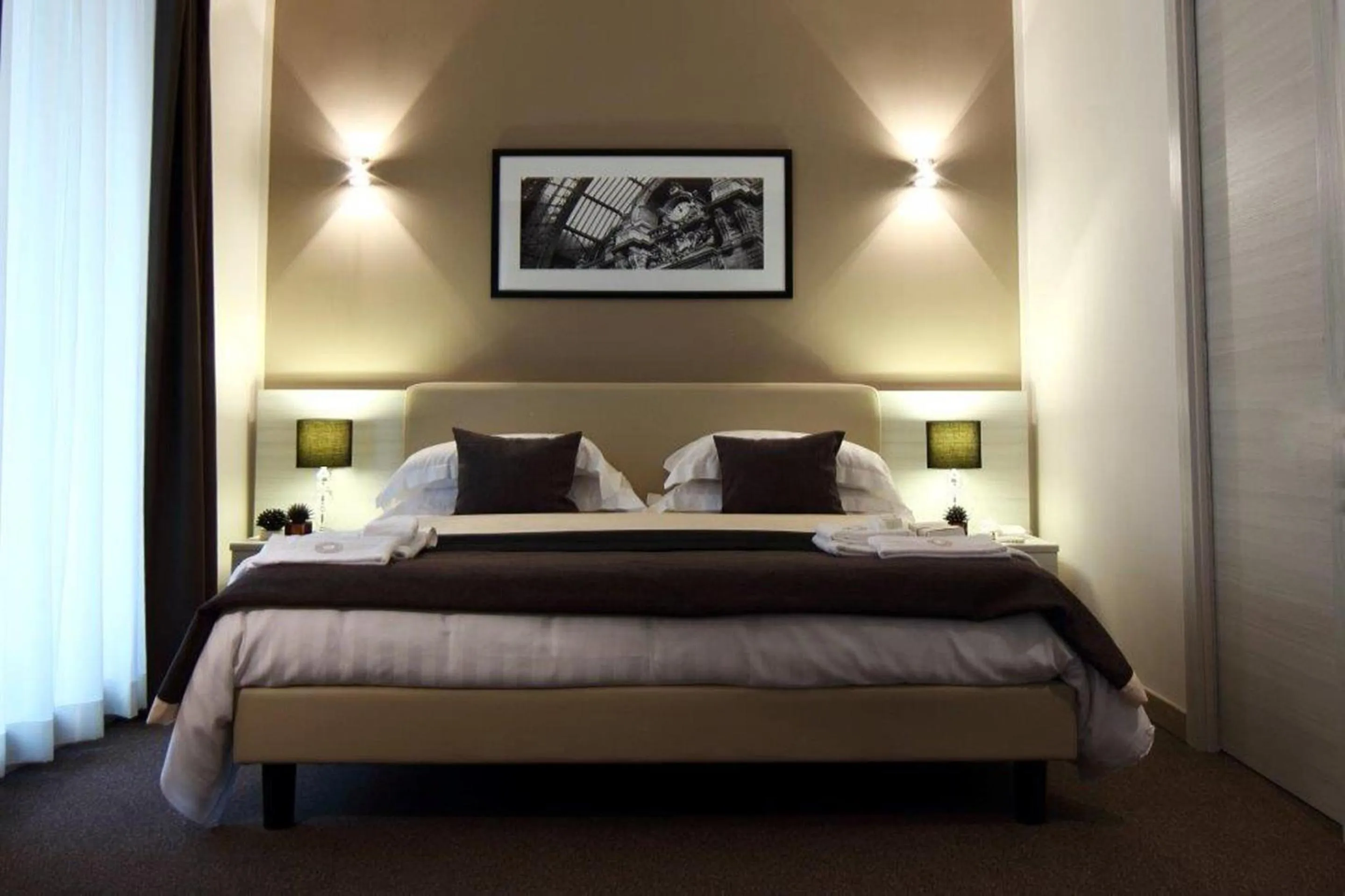 Bedroom, Bed in Stelle Hotel The Businest