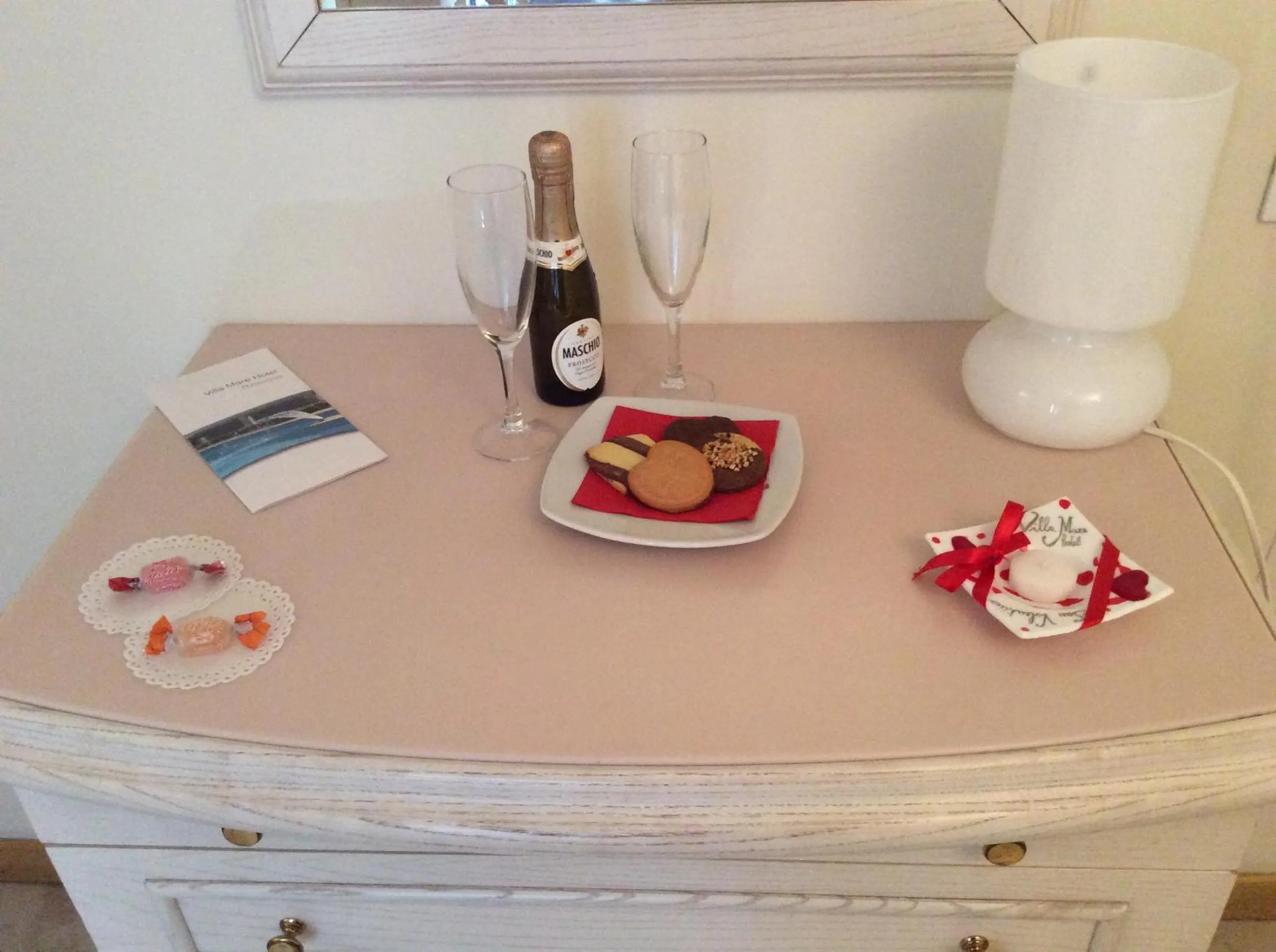 Bed in Hotel Villa Mare