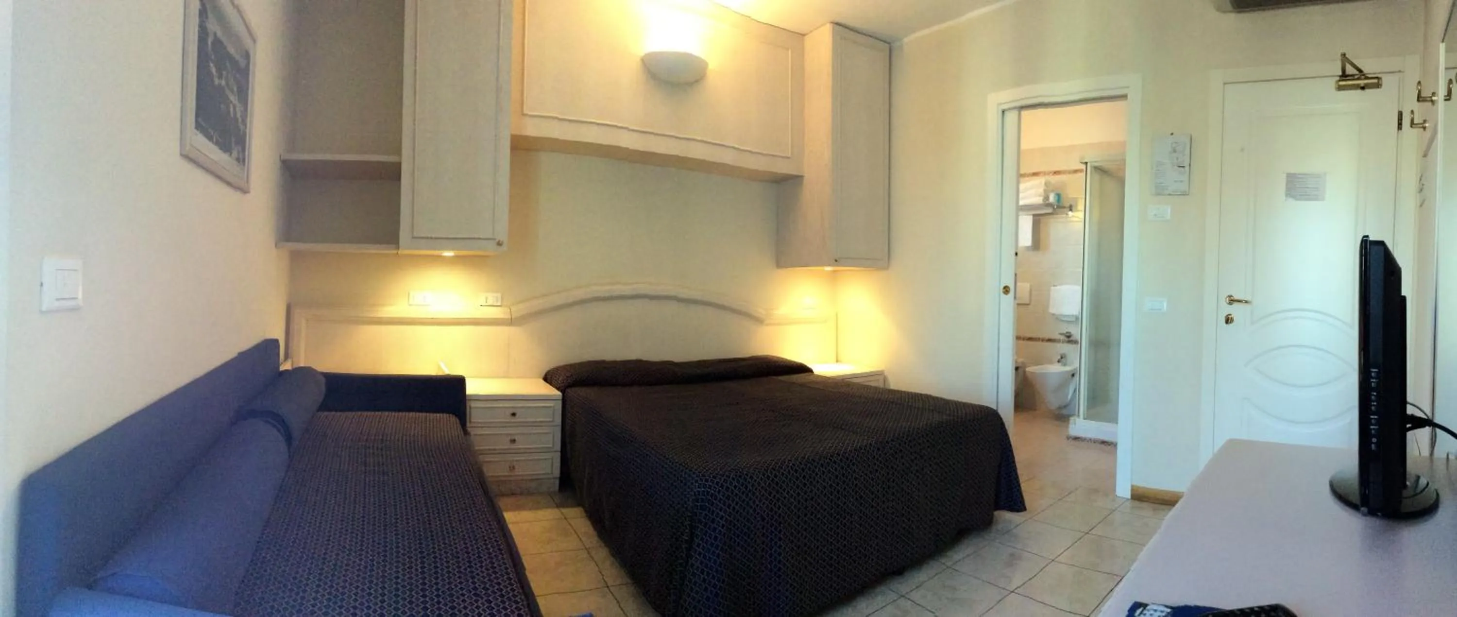 Bed in Hotel Villa Mare