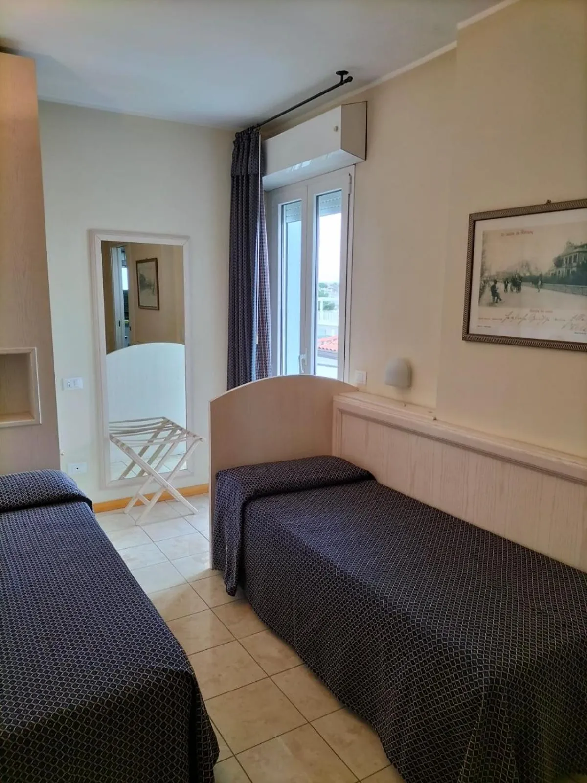 Bed in Hotel Villa Mare