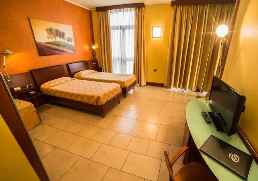 Bed in Albergo Ristorante San Marco