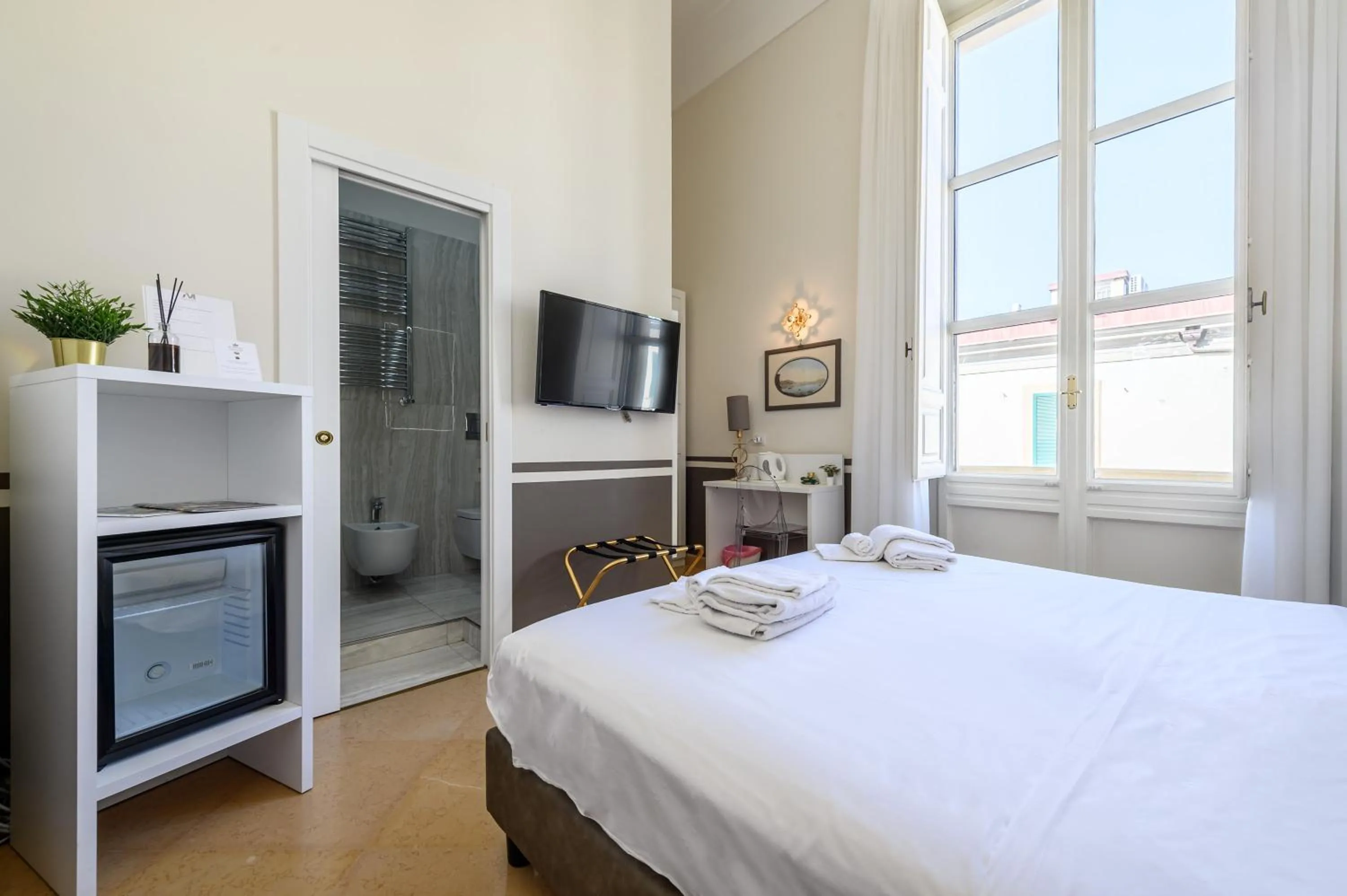 Bed in Residenza Molinari Suite