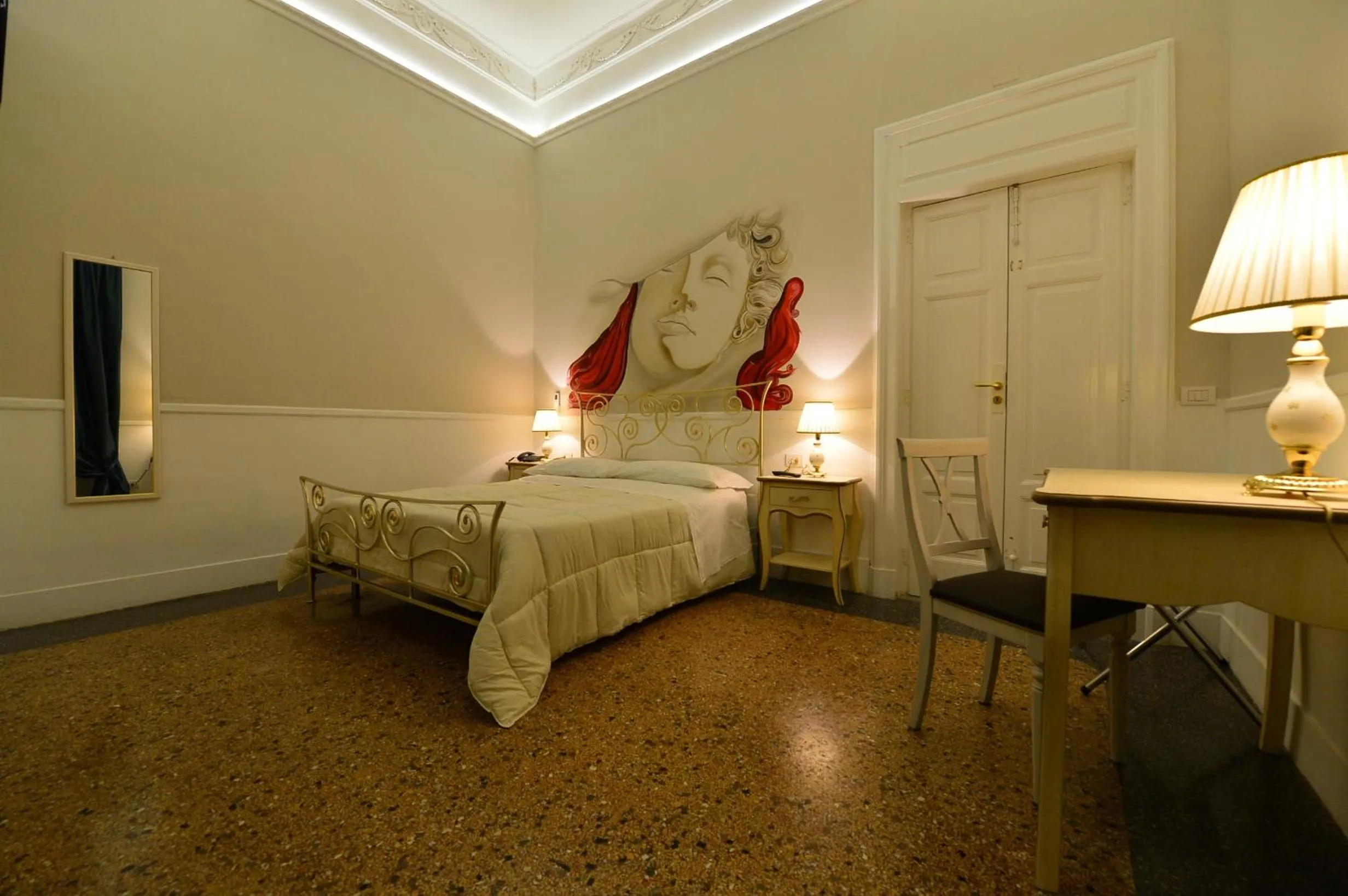 Photo of the whole room, Bed in Conte di Cavour