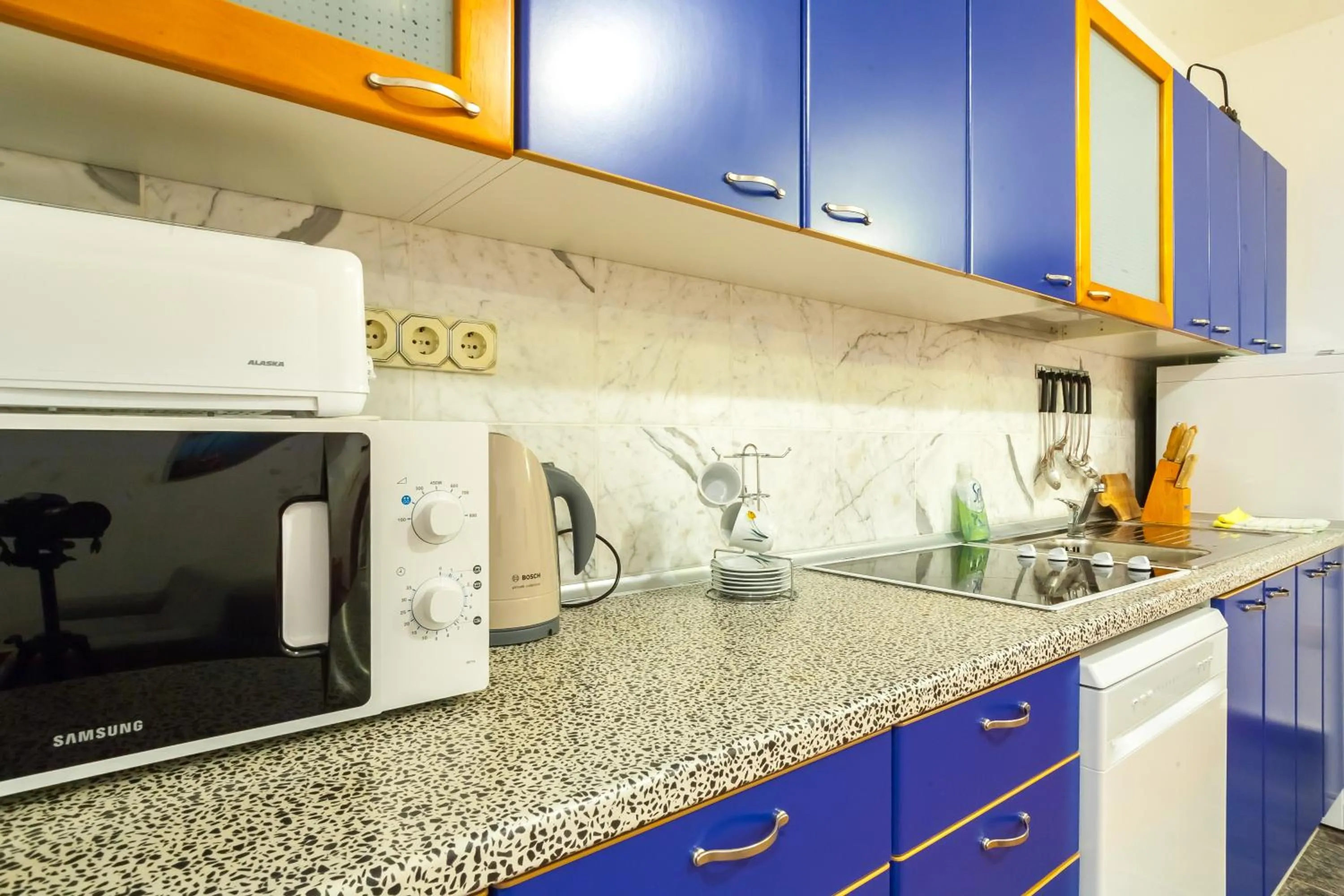 Kitchen or kitchenette in Villa & Apartments Perasto
