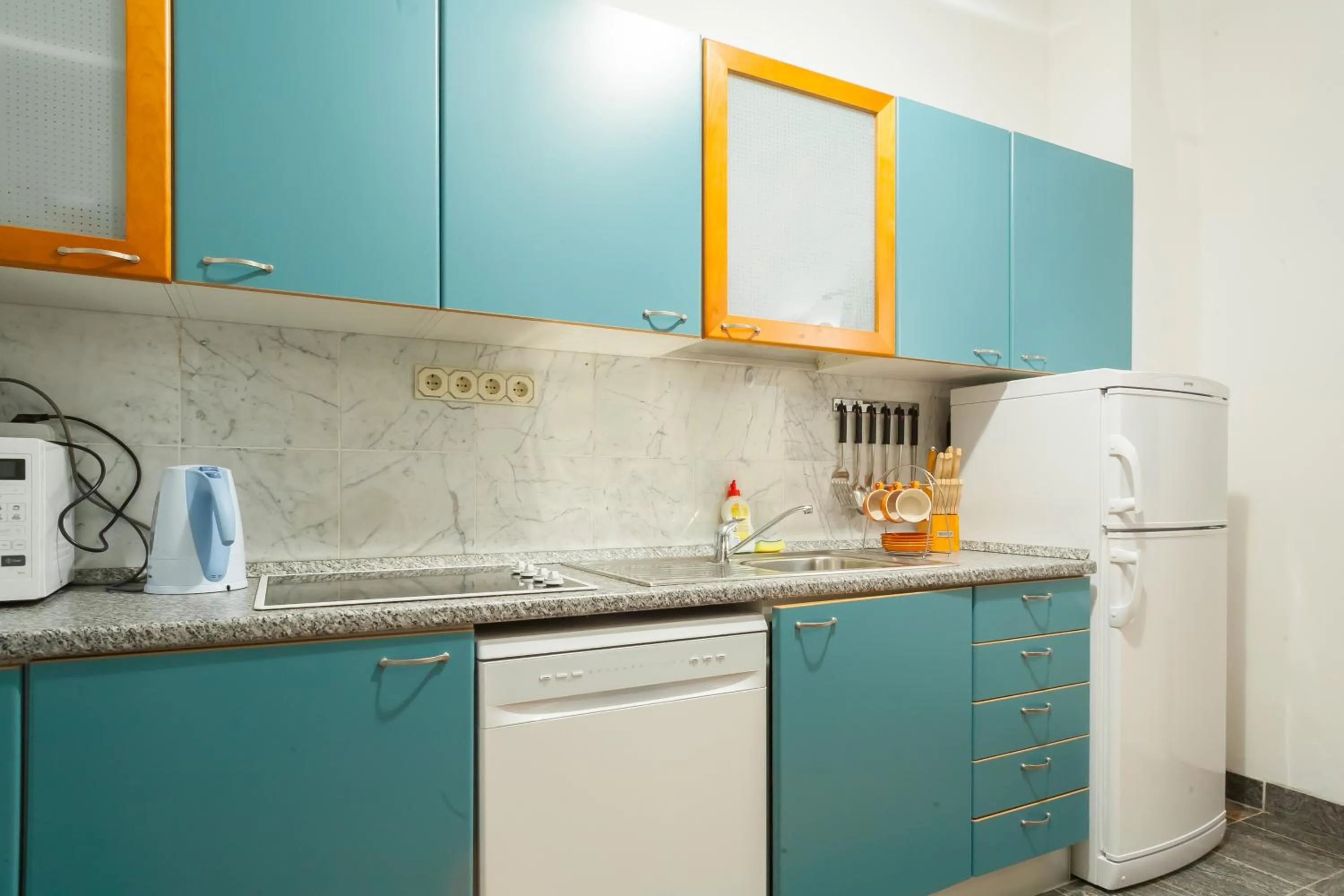 Kitchen or kitchenette in Villa & Apartments Perasto