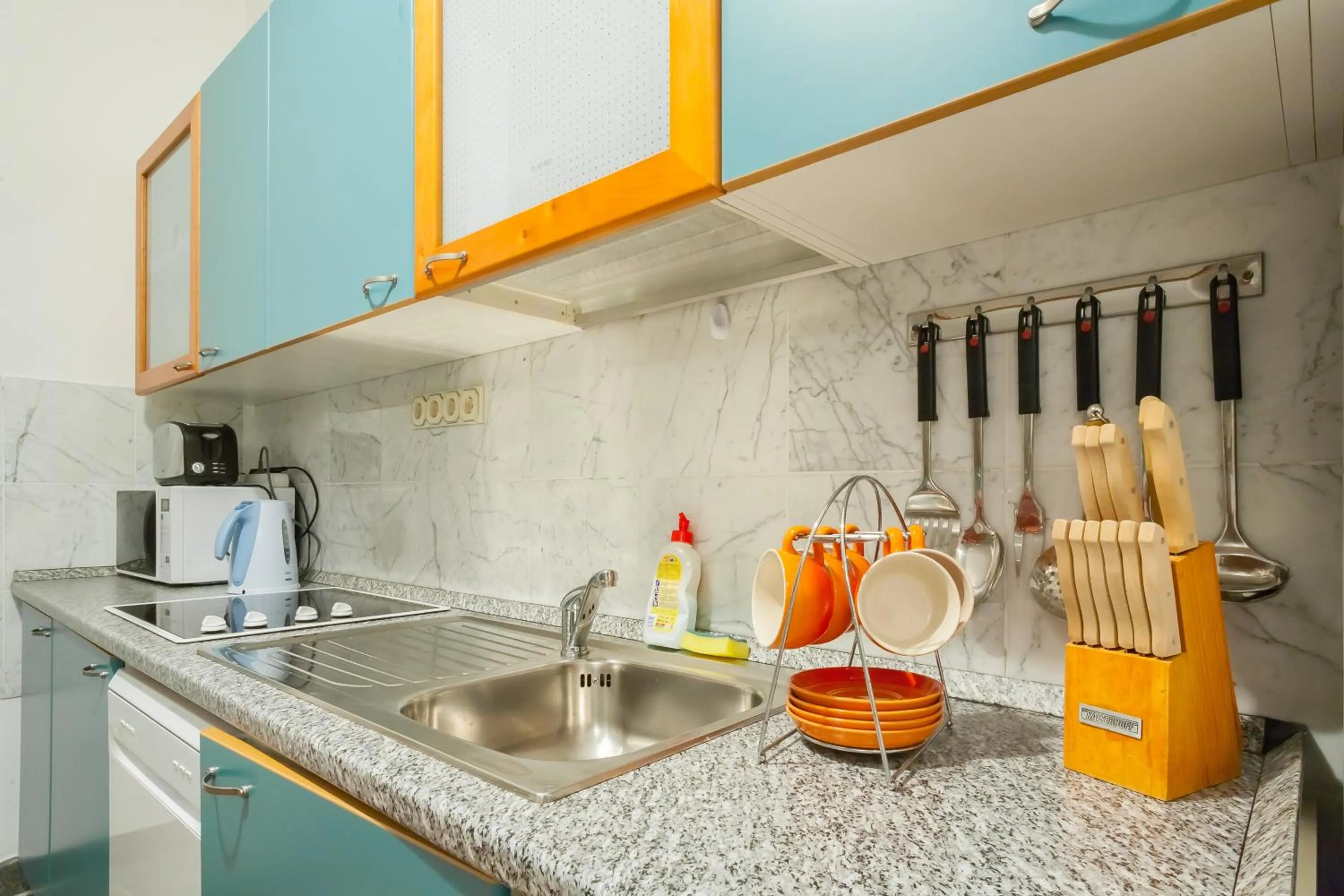 Kitchen or kitchenette in Villa & Apartments Perasto