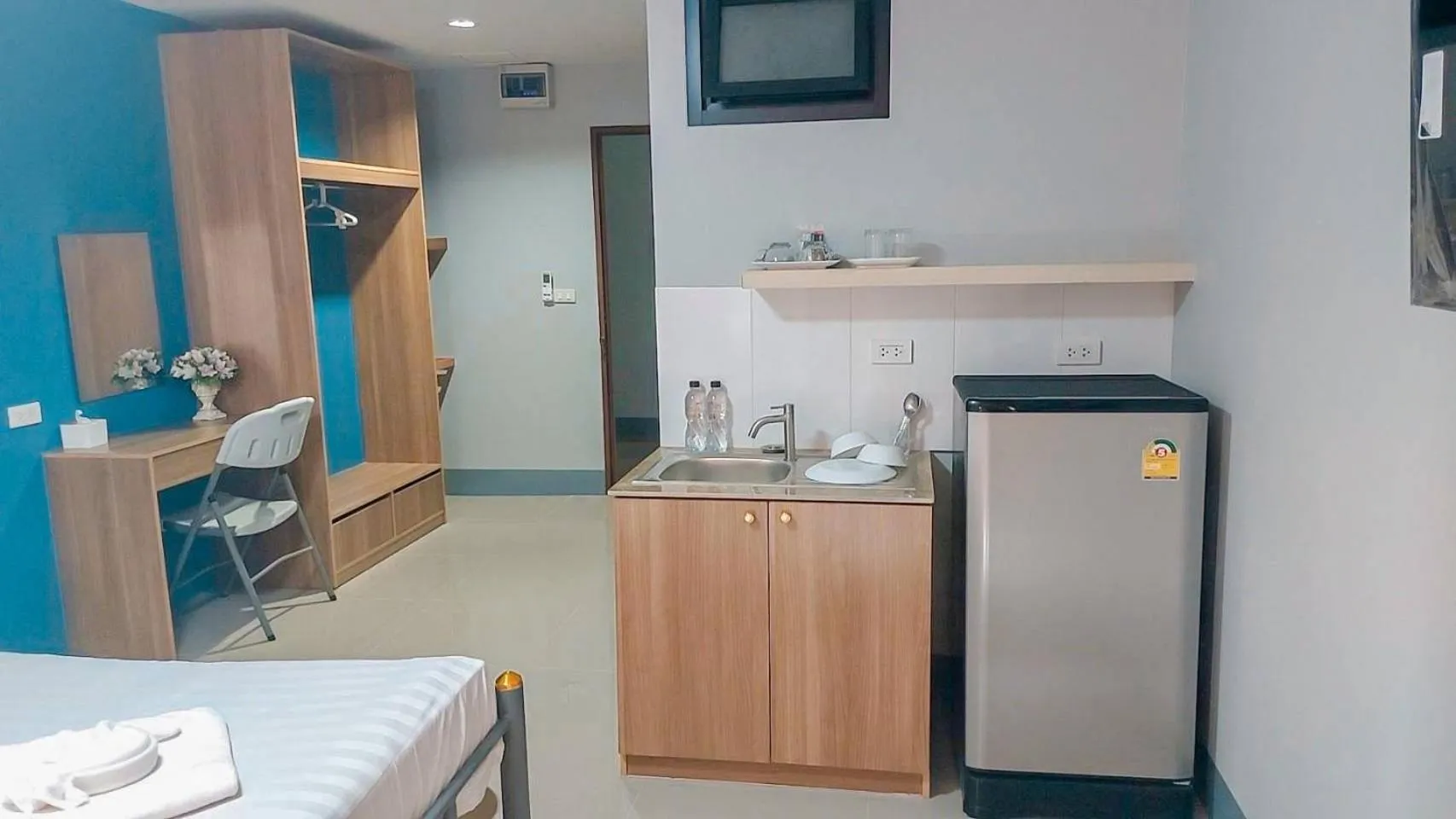 Bedroom in Dinosaur Apartment