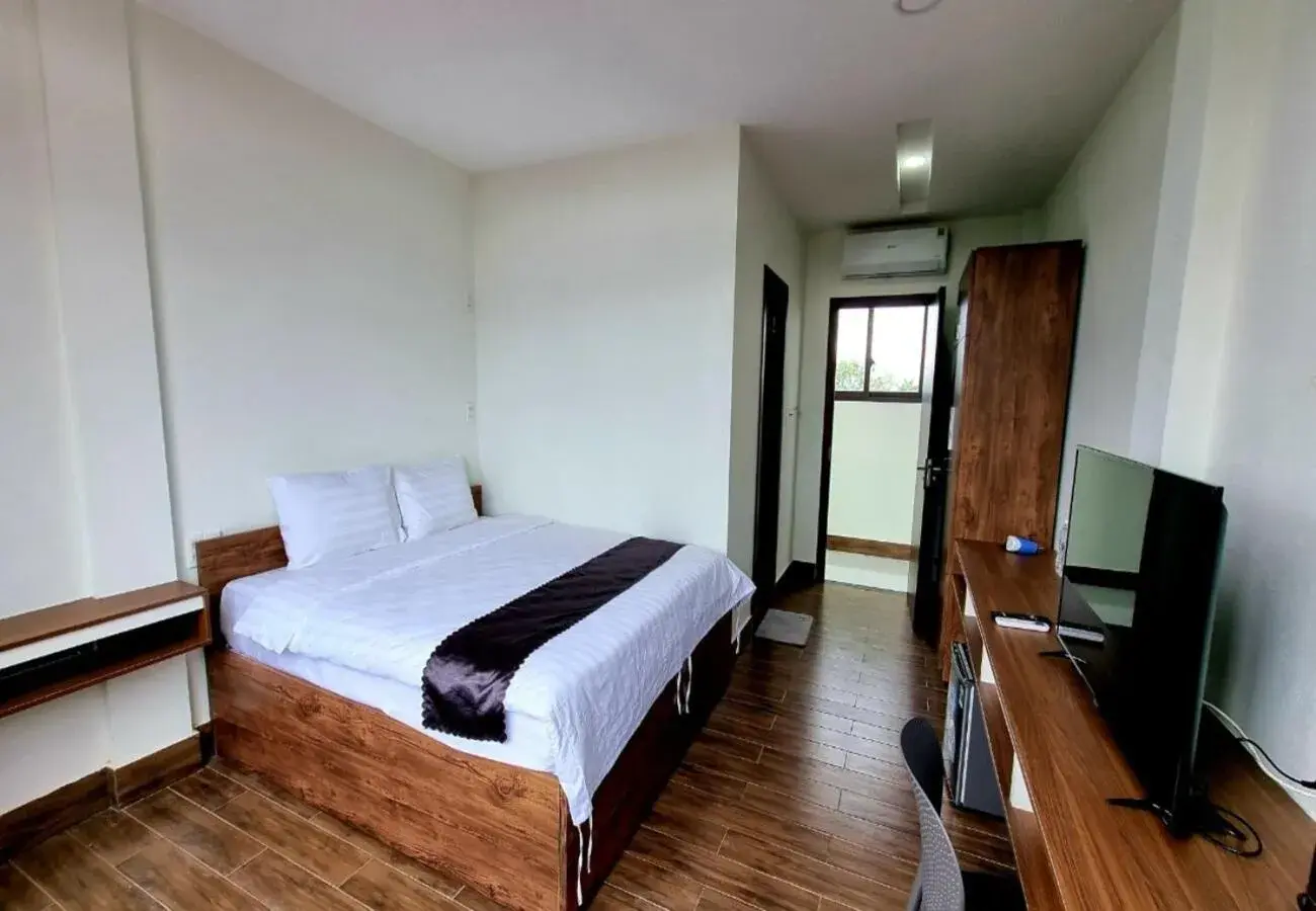 Bed in Golden Star Villa Hue Bed in Golden Star Villa Hue