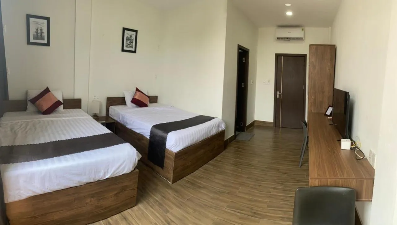 Bed in Golden Star Villa Hue