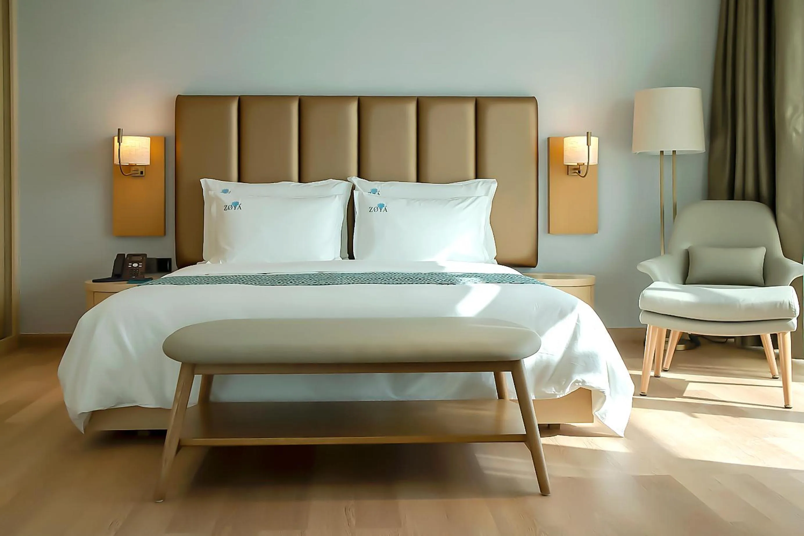 Bed in Zoya Health & Wellbeing Resort