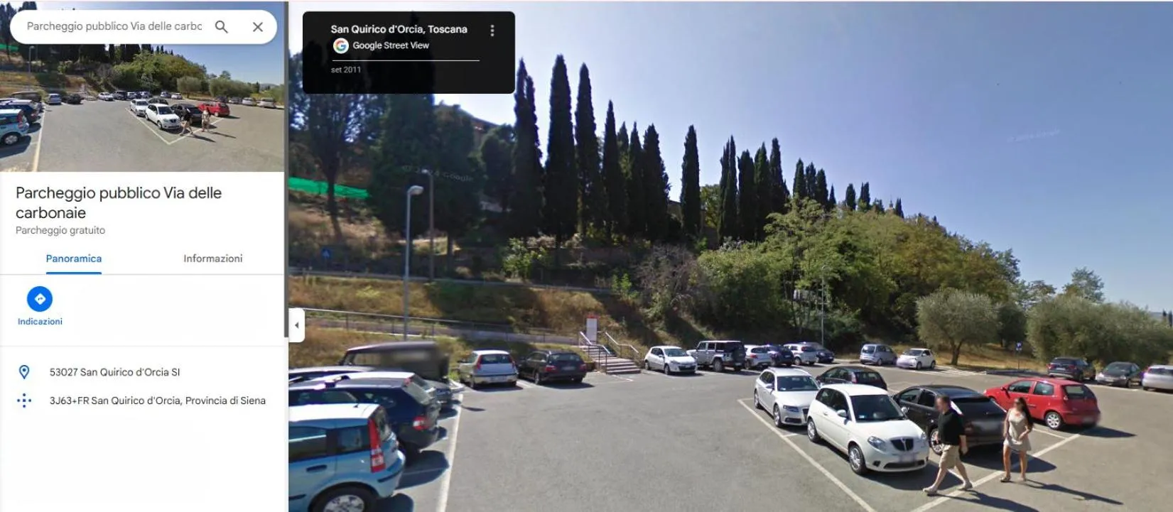 Parking in PALAZZO DEL CAPITANO Wellness & Relais - Luxury Borgo Capitano Collection