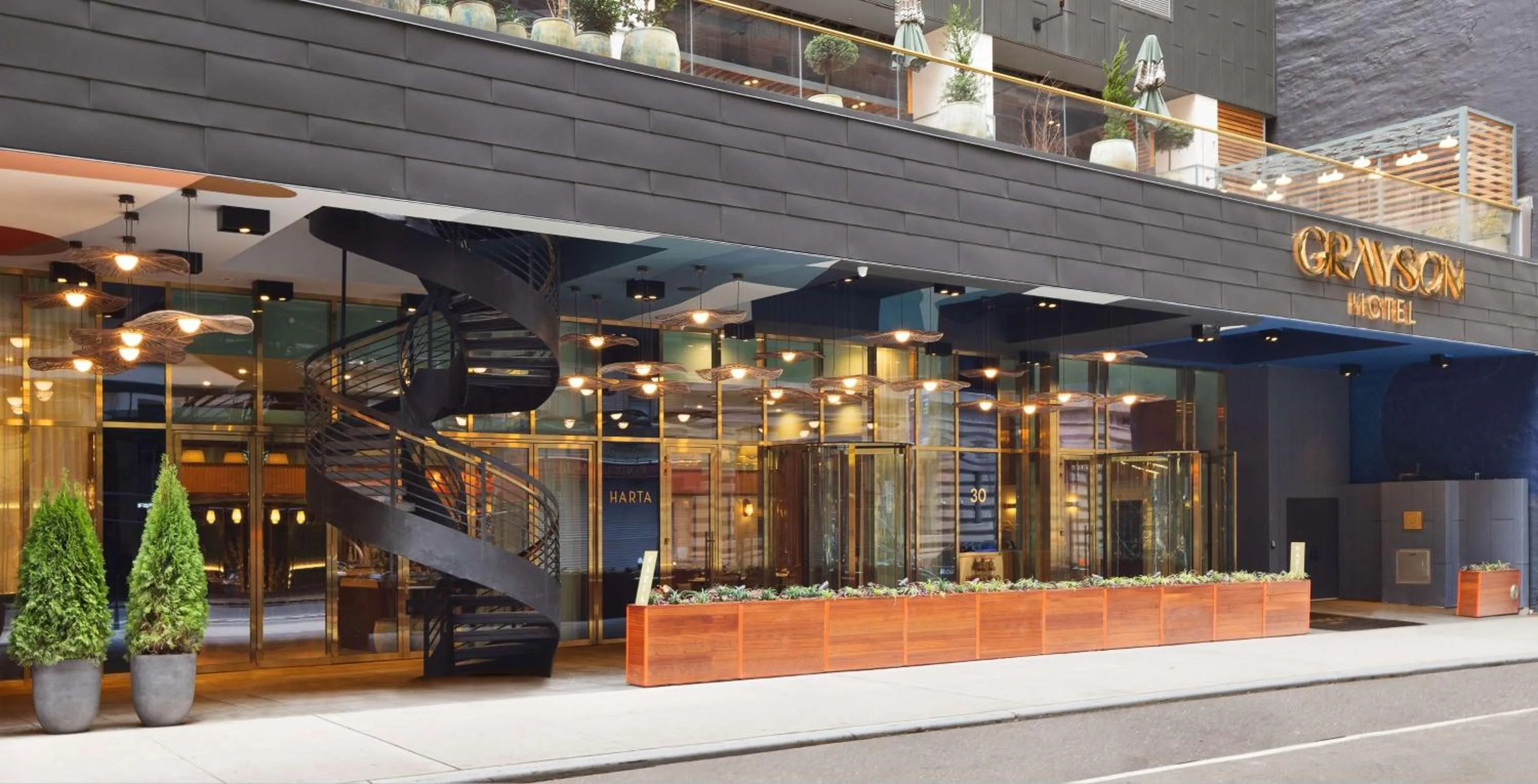 Property building in Grayson Hotel