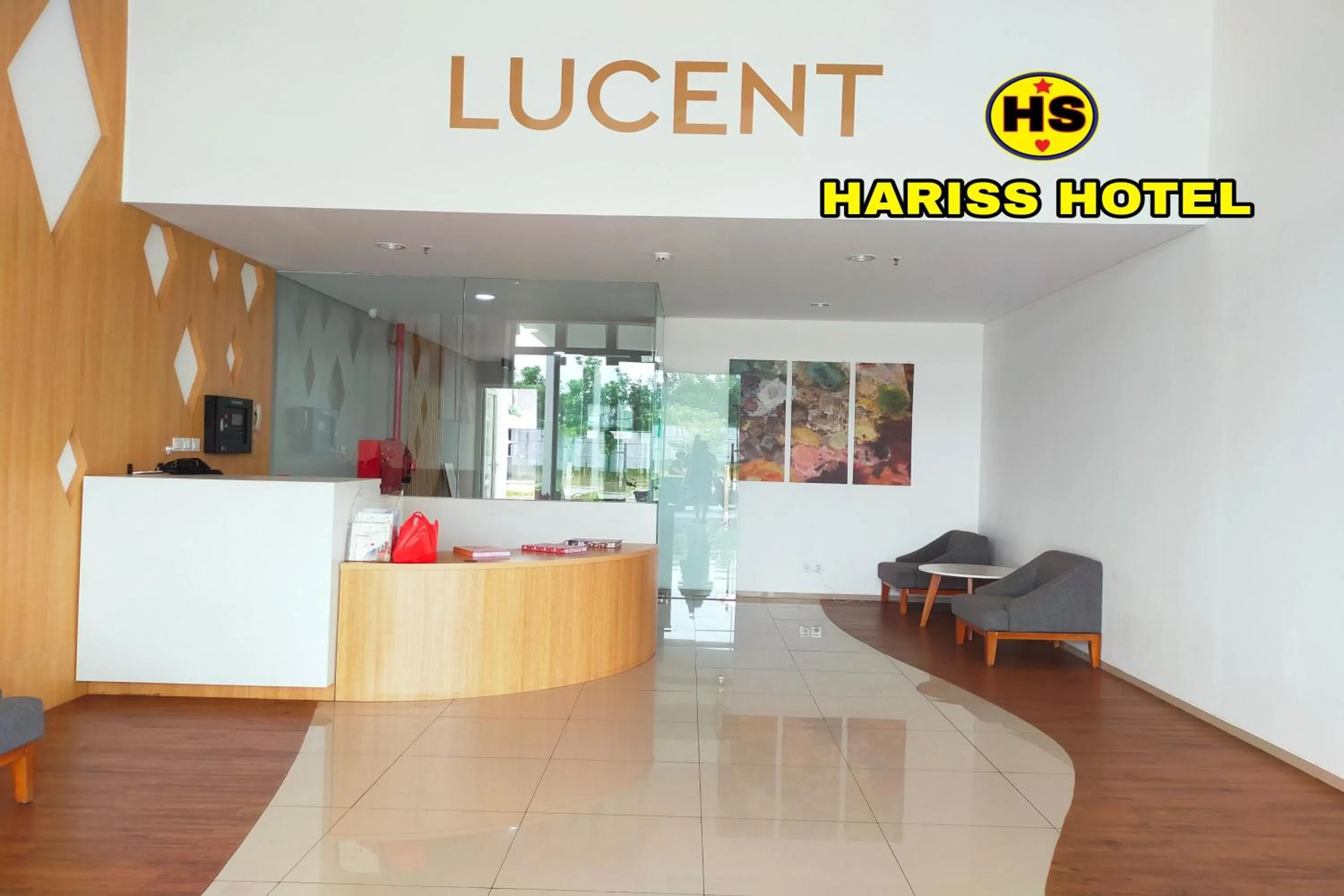 Lobby or reception in Hariss Inn Bandara