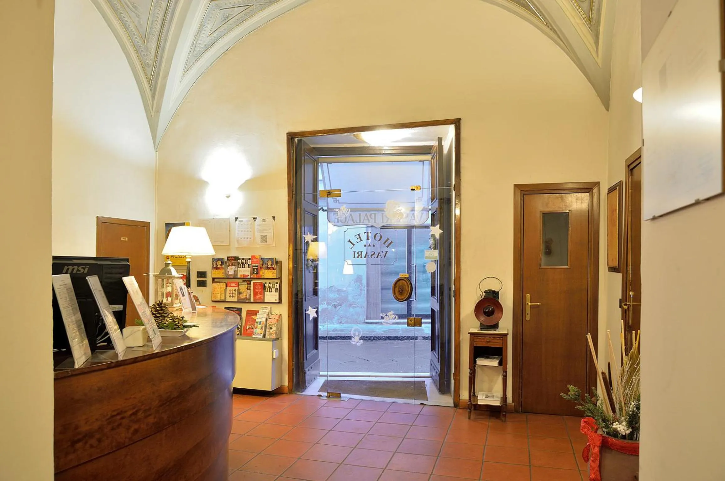 Lobby or reception in Hotel Vasari
