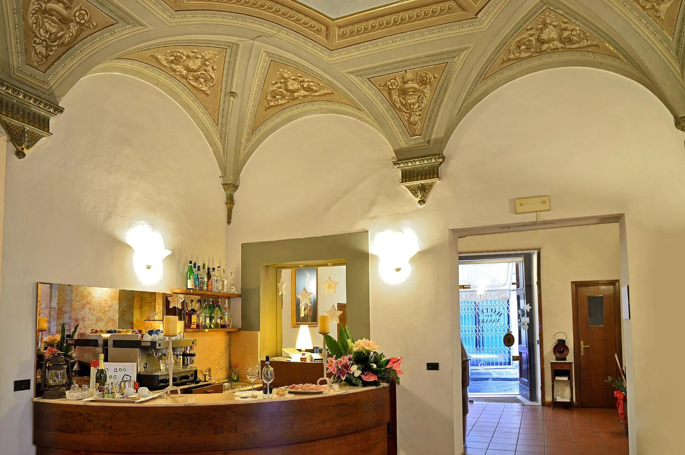 Lobby or reception in Hotel Vasari