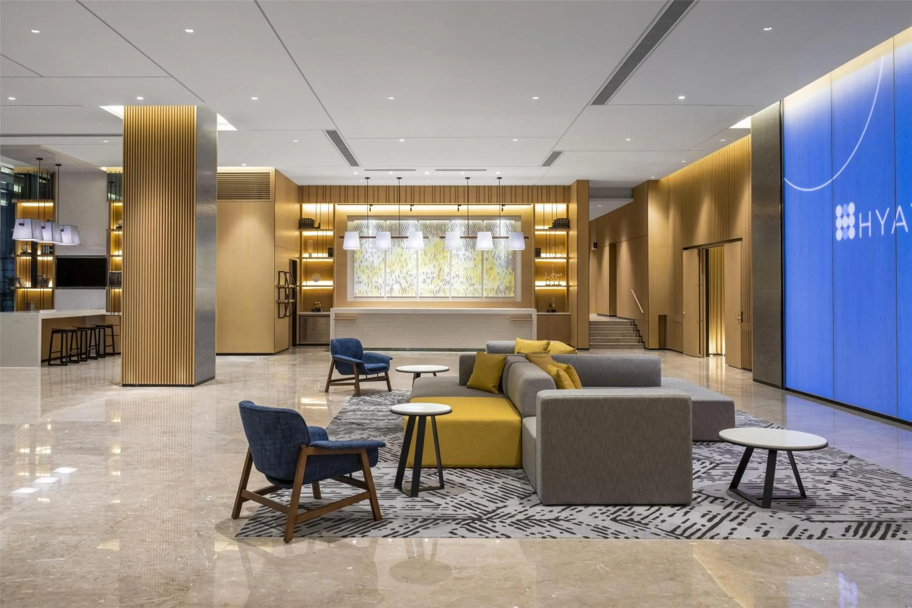 Lobby or reception in Hyatt Place New Taipei City Xinzhuang