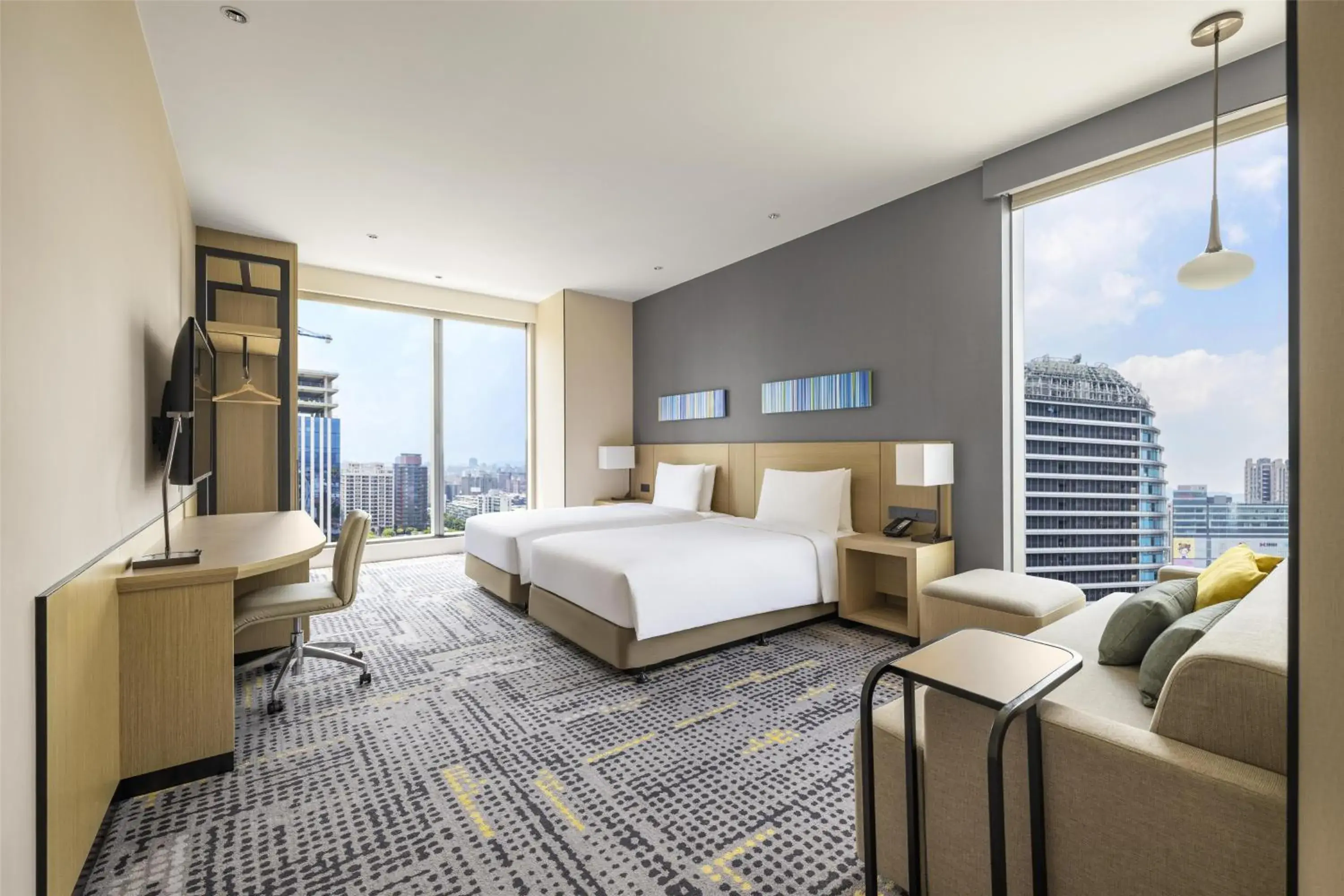 Bedroom, Bed in Hyatt Place New Taipei City Xinzhuang Bedroom, Bed in Hyatt Place New Taipei City Xinzhuang